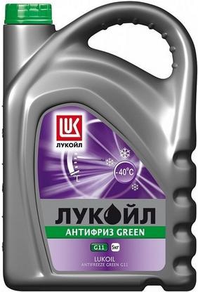 LUKOIL 227386 Антифриз Lukoil G11 Green (зелёный готовый/ -41C) 5кг.