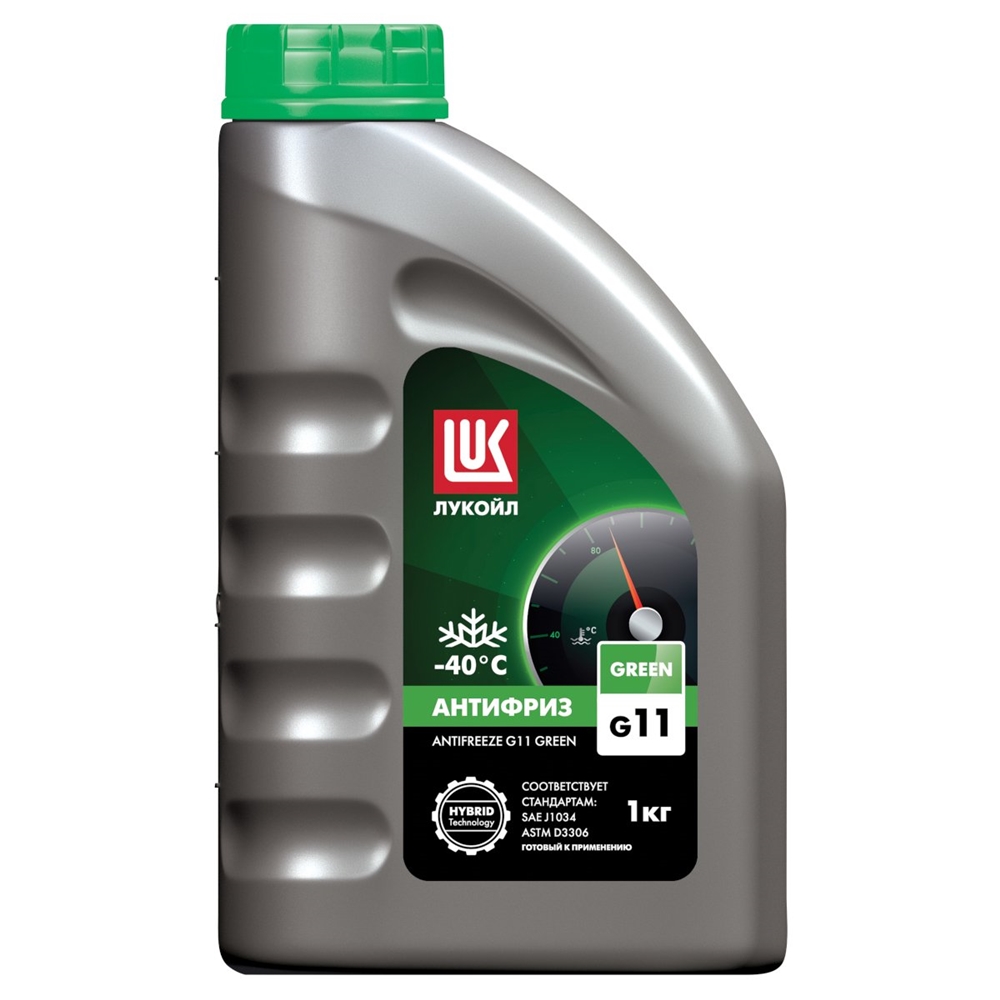 LUKOIL 227387 Антифриз G11 ЛУКОЙЛ Green готовый 1кг