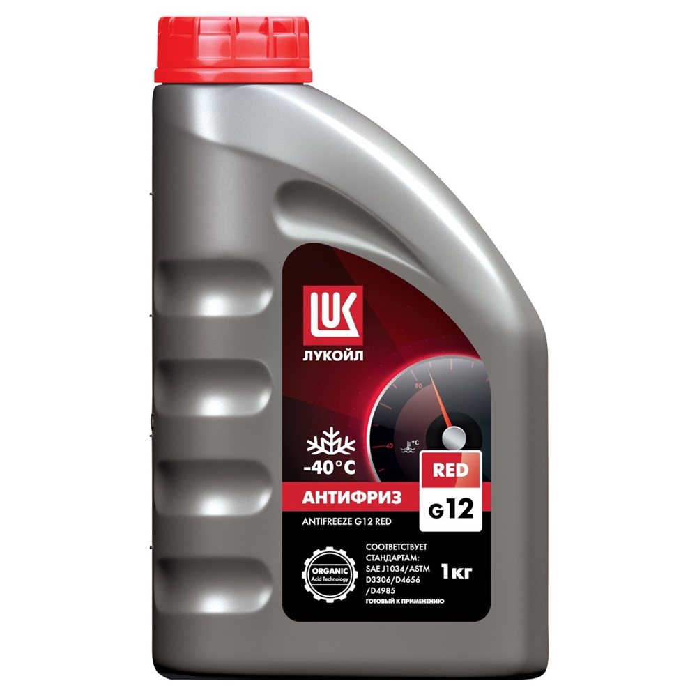 LUKOIL 227392 Антифриз, G12 RED, 1кг.