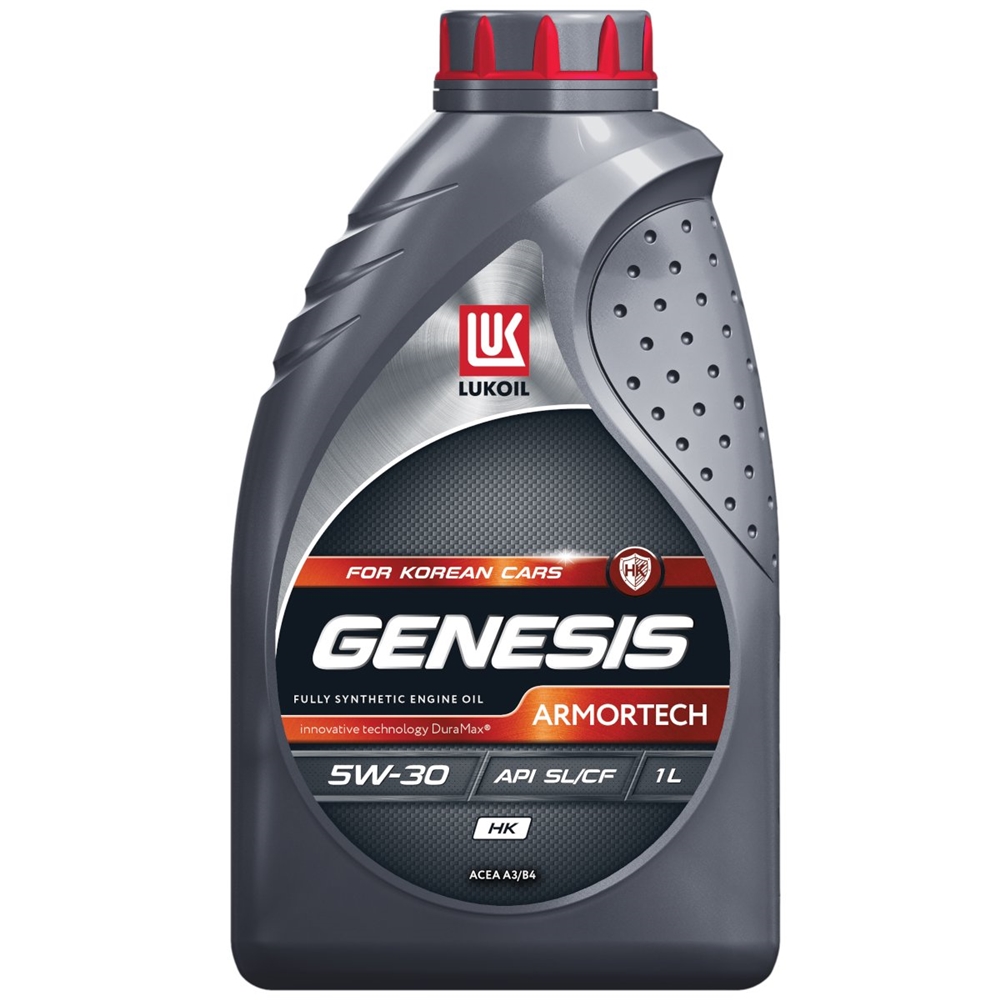 LUKOIL 3149286 Масло моторное синтетическое Genesis Armortech НК 5W30 SL/CF, A3/B4 1л