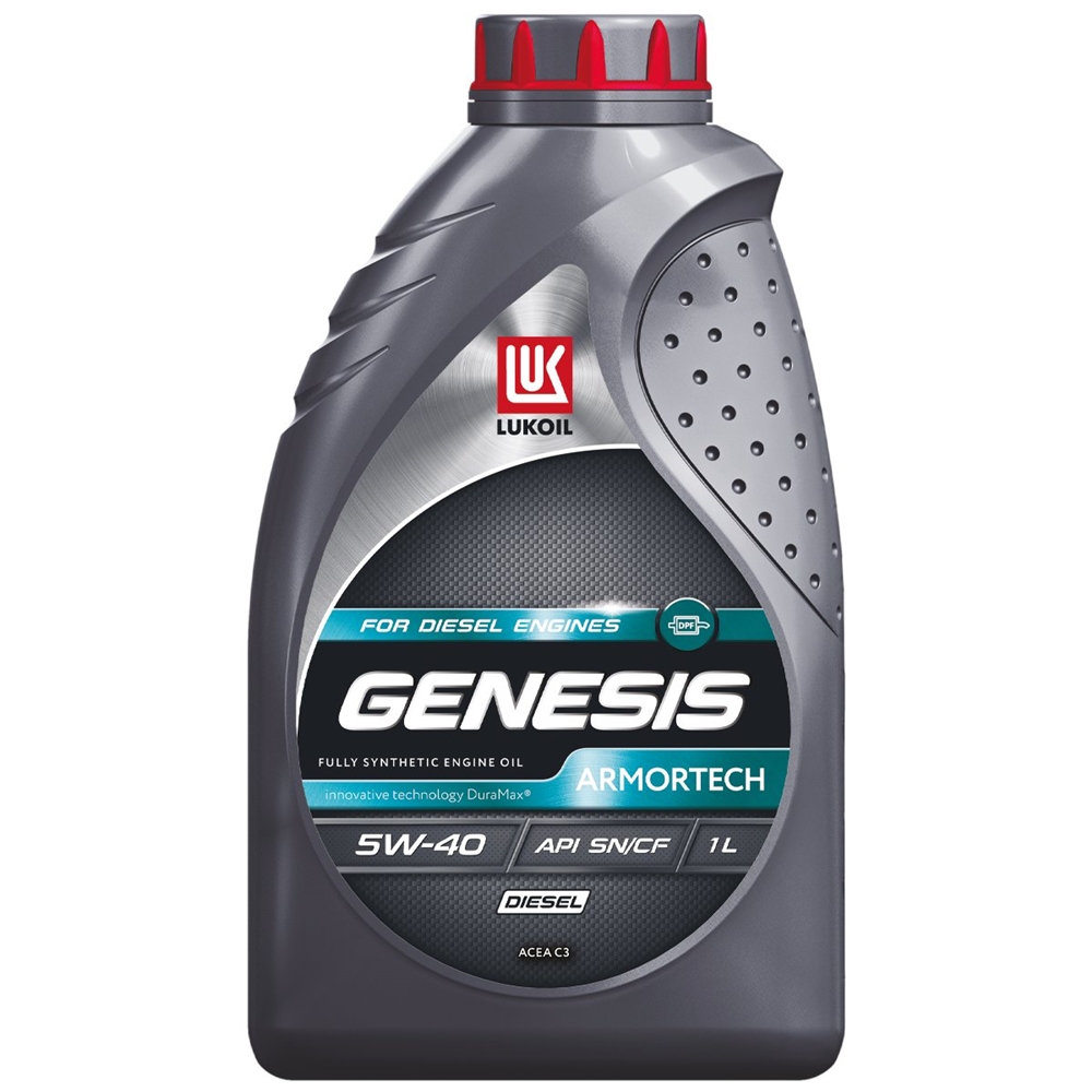 LUKOIL 3150233 Масло моторное ЛУКОЙЛ GENESIS ARMORTECH DIESEL 5W-40 1л.