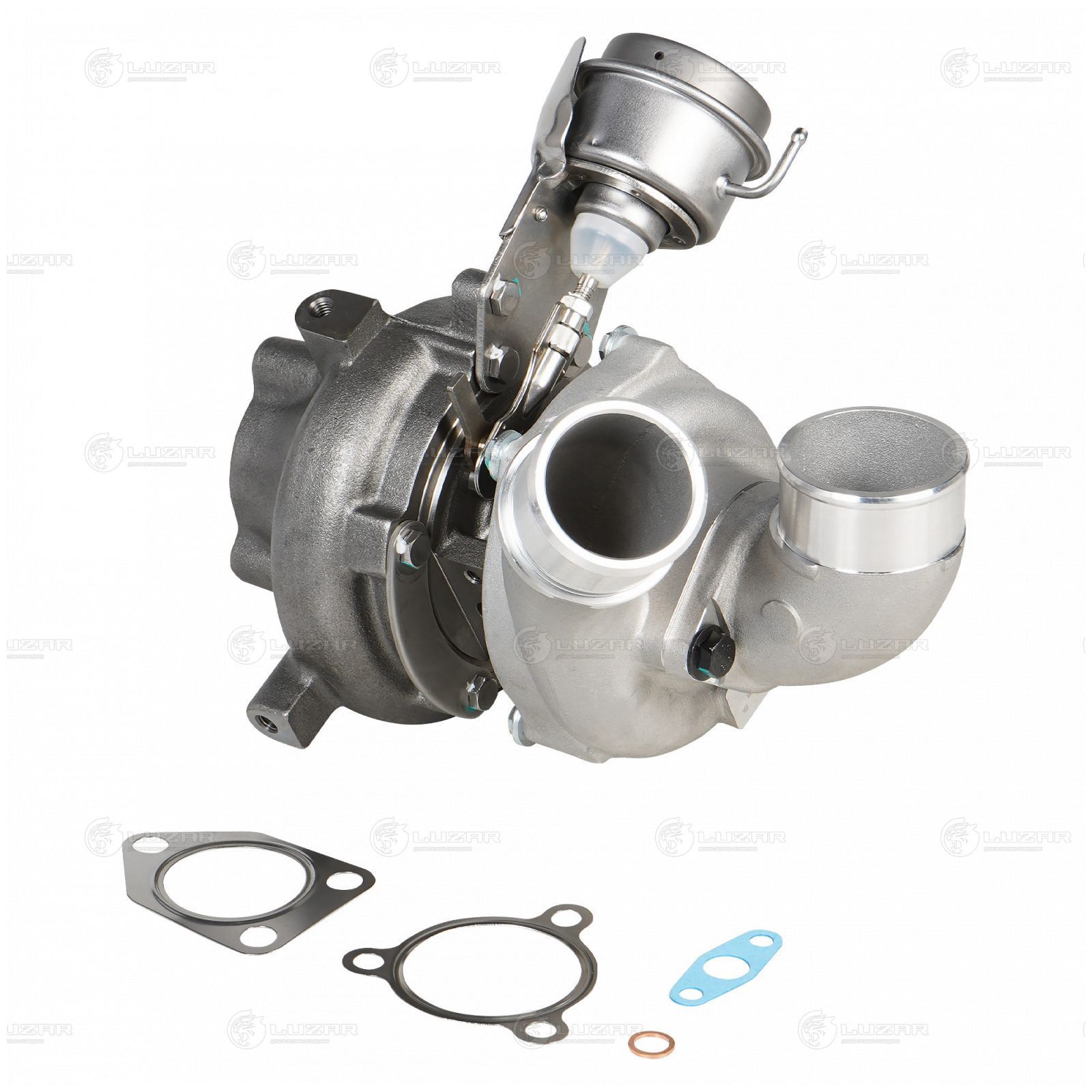 LUZAR LAT0831 Турбокомпрессор для а/м Hyundai H-1 Starex (11-) 2.5D [D4CB, A2] E-5 (тип BV43) (LAT 0831)