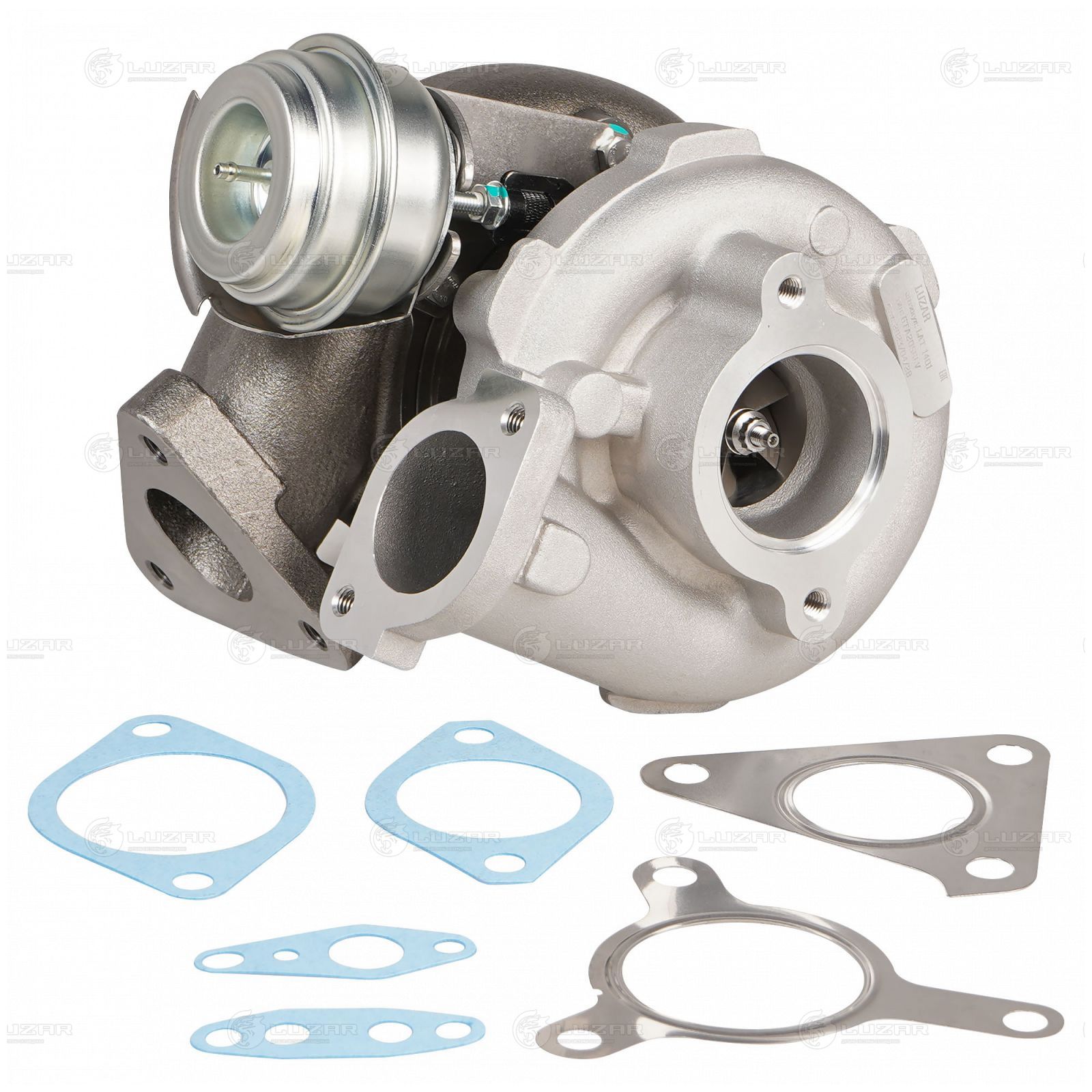 LUZAR LAT1401 Турбокомпрессор для а/м Nissan Pathfinder (05-)/Navara (05-) 2.5D [YD25DDTi] (тип GT2056V) (LAT 1401