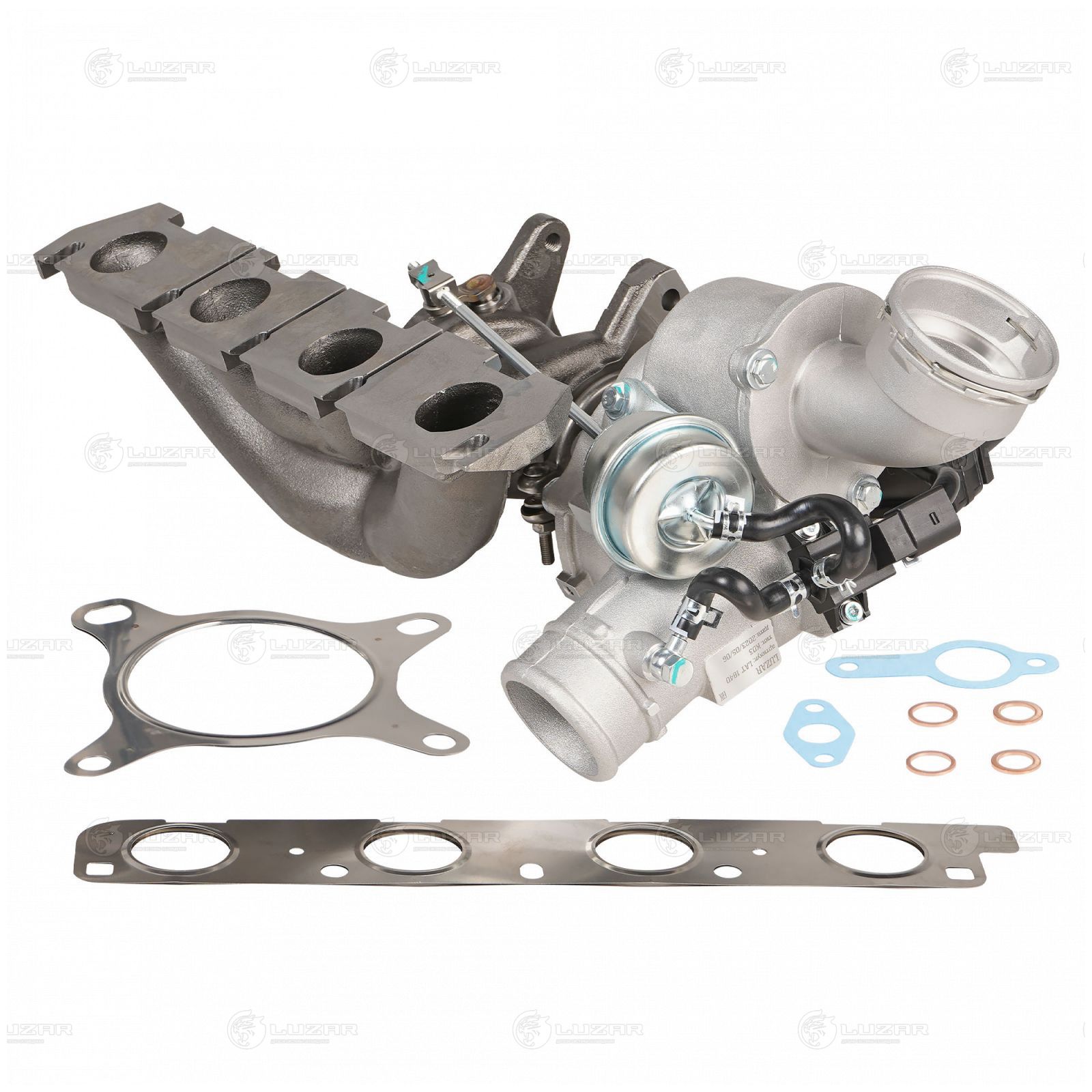 LUZAR LAT1840 Турбокомпрессор для а/м VW Tiguan (08-)/Passat B6 (05-) 2.0T [CAWA,CAWB,CCZB] (тип K03) (LAT 1840)