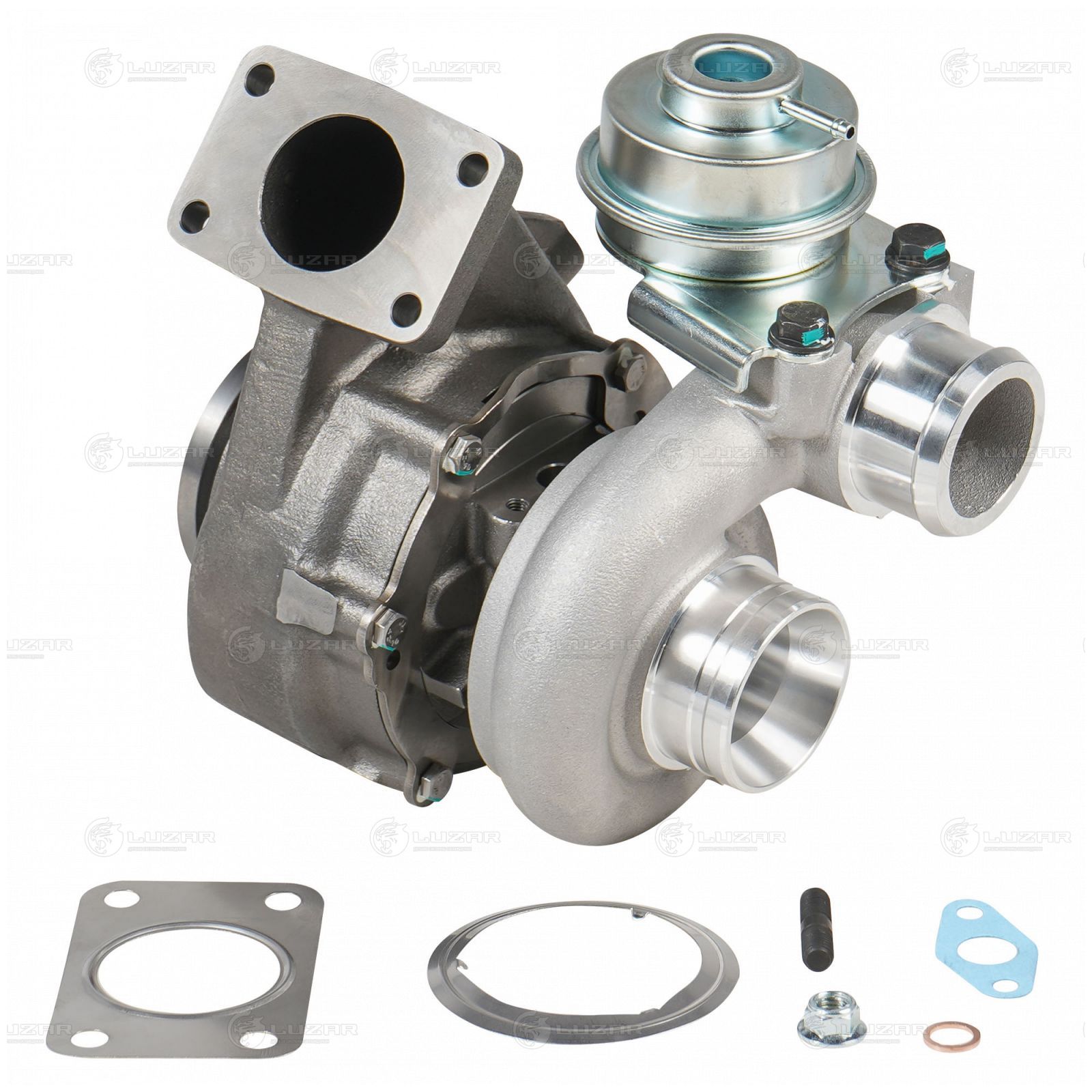 LUZAR LAT1870 Турбокомпрессор для а/м VW Crafter (06-) 2.5D (тип TD04L4-VG) (LAT 1870)