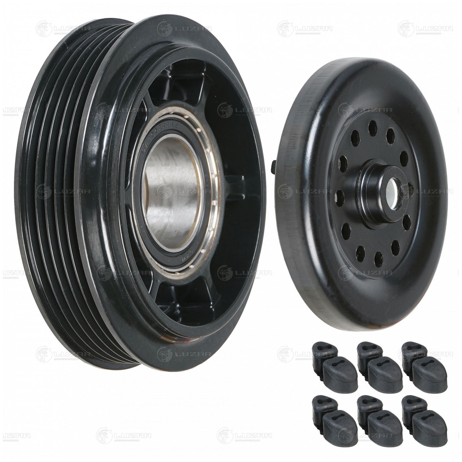 LUZAR LCC2101 Муфта компрессора кондиц. в сборе OPEL CORSA D (06-)