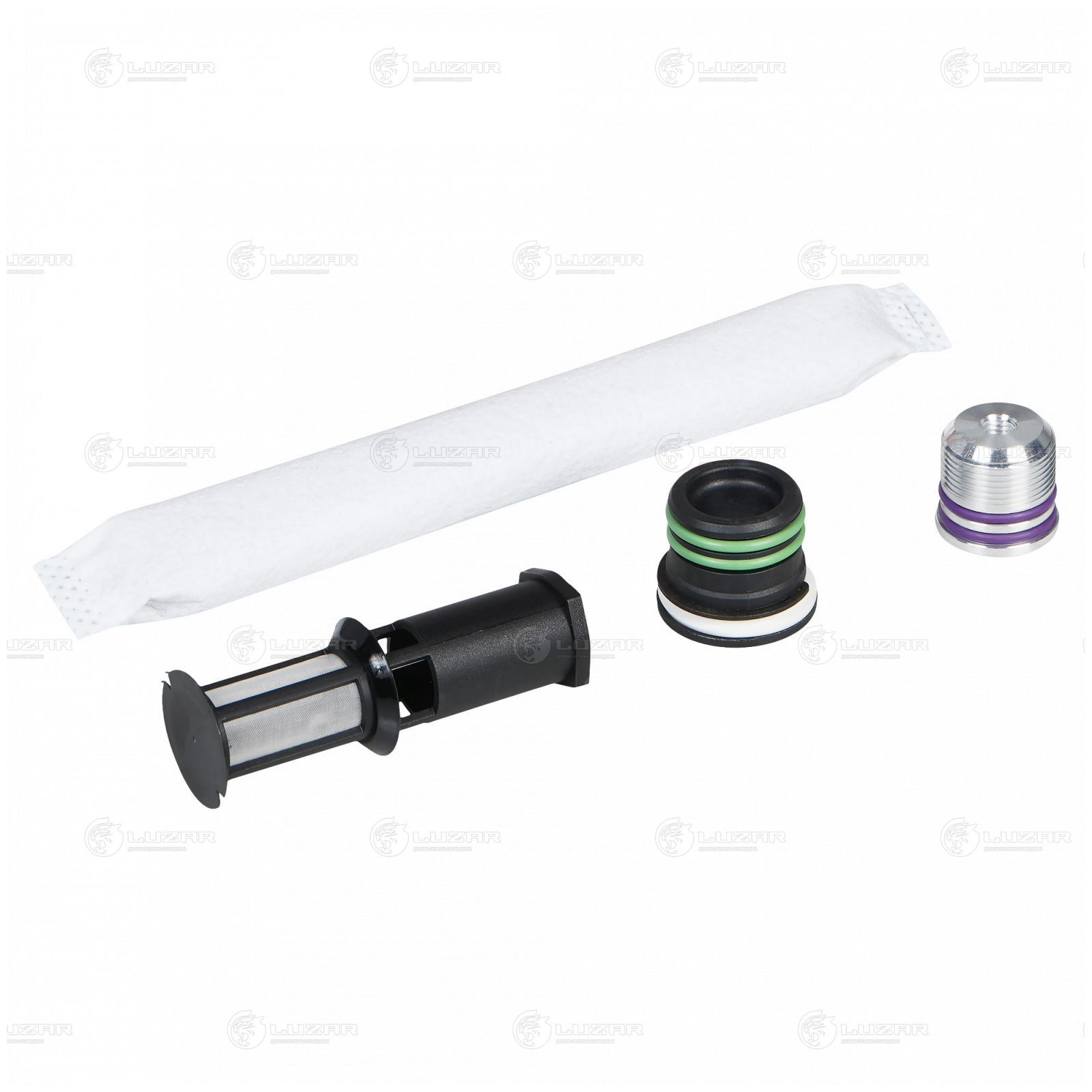 LUZAR LCD1811 Осушитель конд. для а/м Skoda Octavia (08-)/VW Golf V (03-)/Golf VI (09-) (тип Modine) (LCD 1811)
