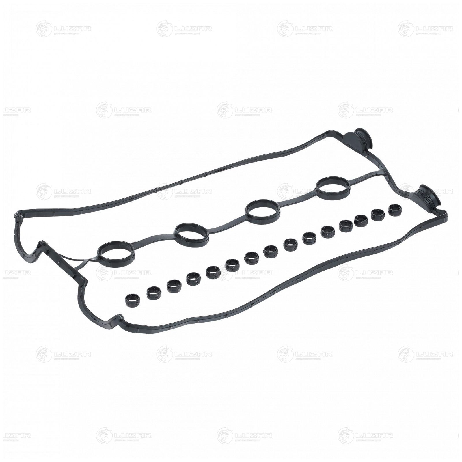 LUZAR LES20502 Прокладка клапанной крышки для а/м Chevrolet Cruze (09-)/Lacetti (04-)/Aveo (03-)/Daewoo Nexia (08-) 1.4i/1.6i [F16D3]