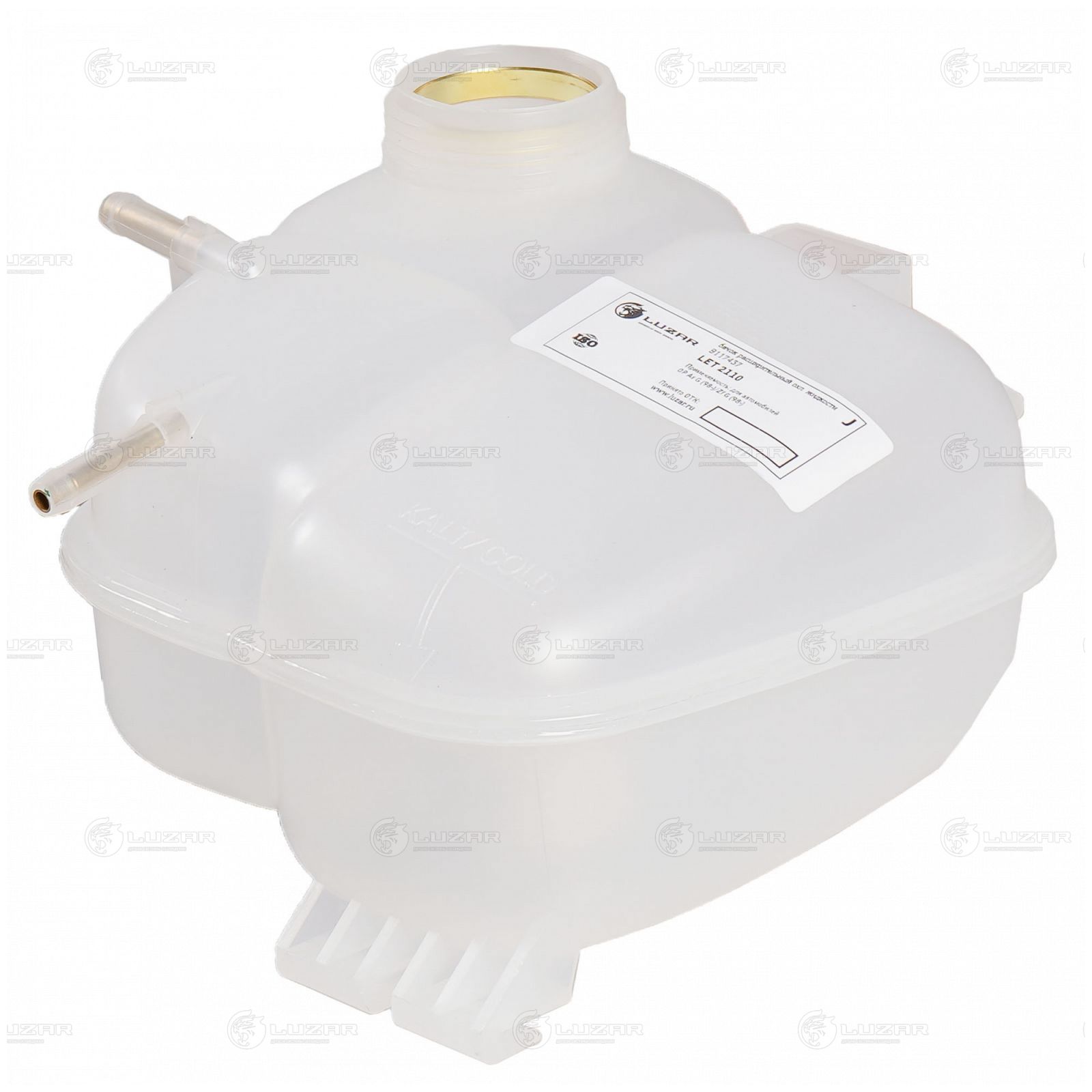 LUZAR LET2110 Бачок расширит. охл. жидкости для а/м Opel Astra G (98-)/Zafira G (98-) (LET 2110)