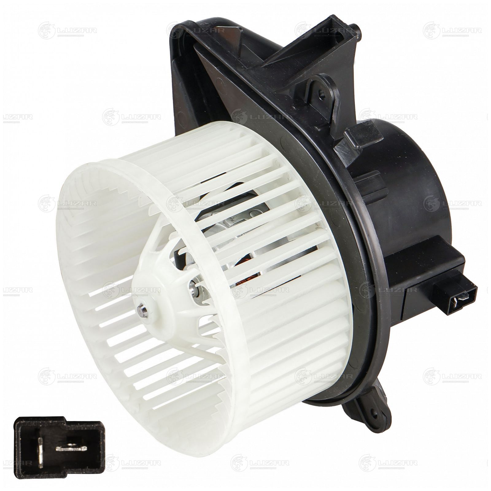 LUZAR LFH1629 Э/вентилятор отоп. FIAT DOBLO (01-)/PUNTO (99-) A/C-
