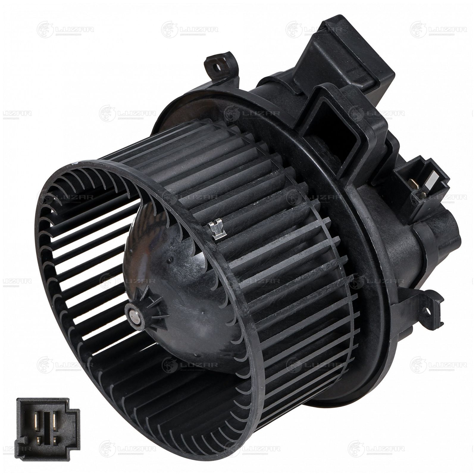 LUZAR LFH1819 Э/вентилятор отоп. для а/м VW Touareg III (18-)/Audi Q7 (16-)/Q5 (17-)/A4 (B9) (16-) (LFh 1819)