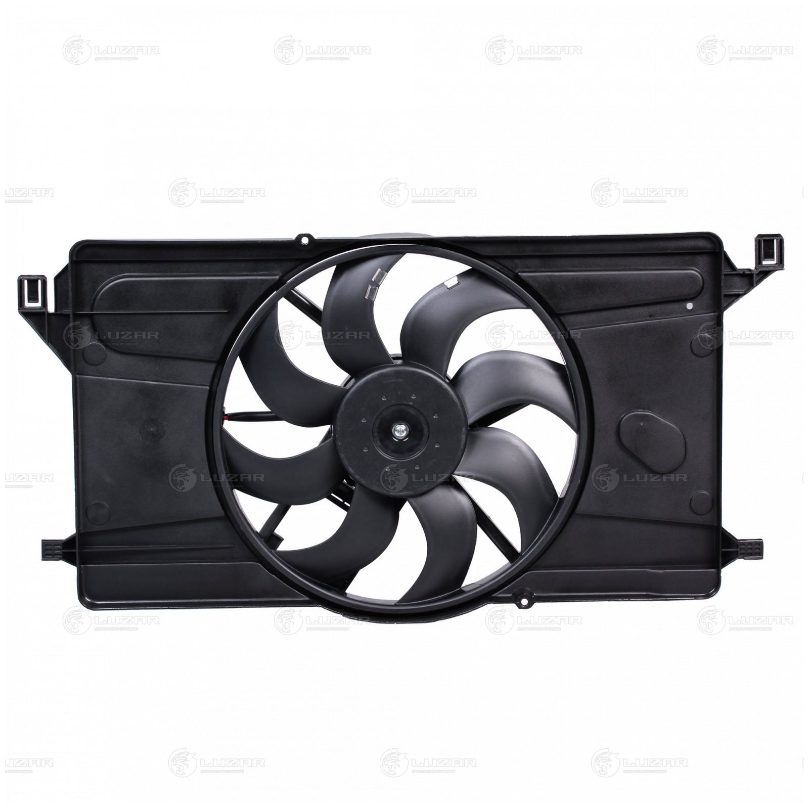 LUZAR LFK1038 Э/вентилятор охл. для а/м Ford Focus II (05-) 1.4i/1.6i (с кожухом) (LFK 1038)