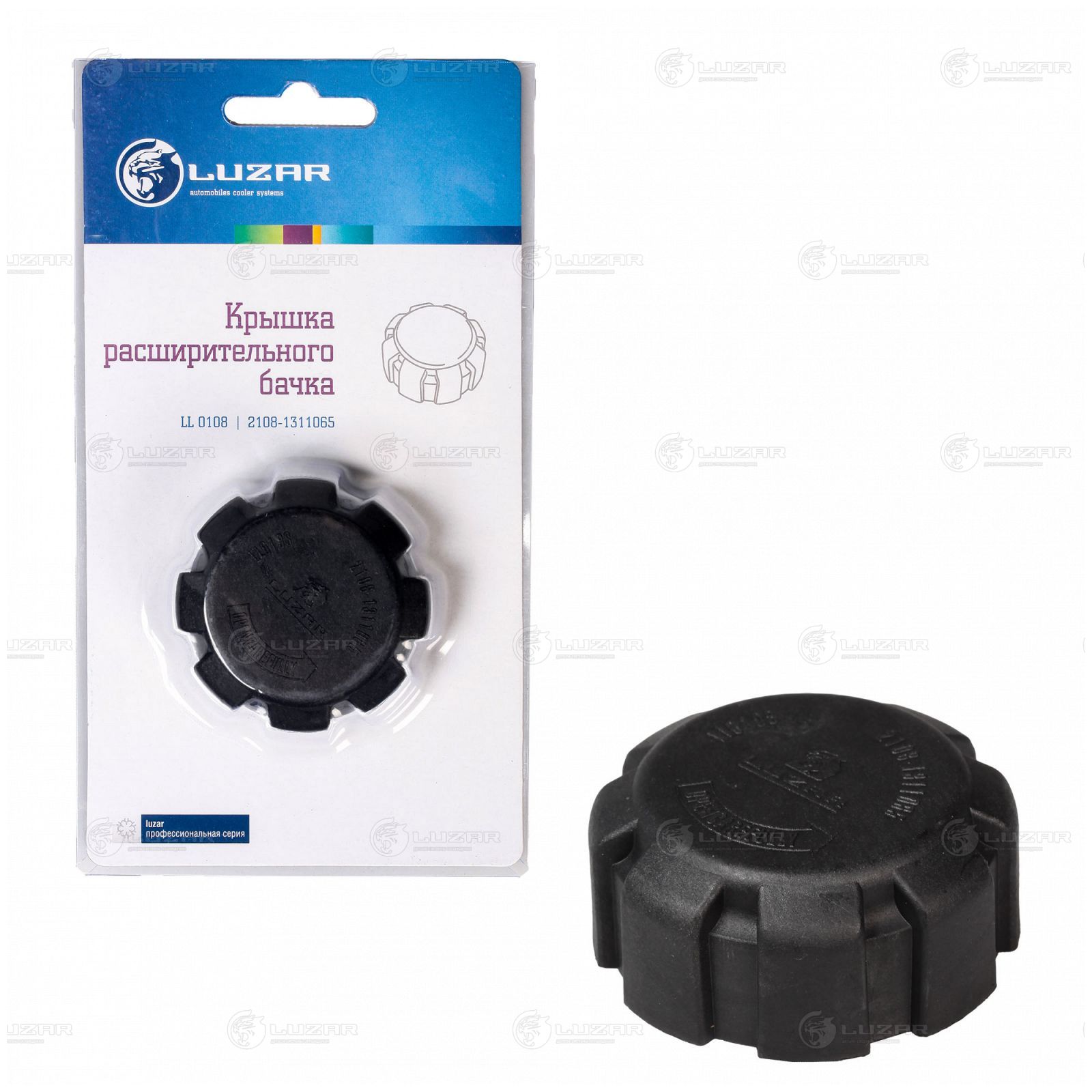 LUZAR LL0108 Крышка расш. бачка в блистере 2108 LL0108