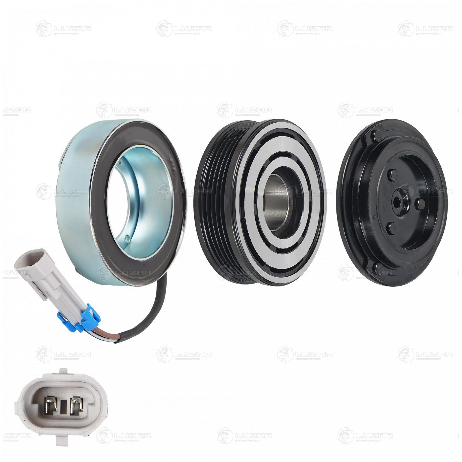 LUZAR LMAC2101 Муфта эл/магн. компрессора кондиц. для а/м Opel Astra H (04-) 1.6i/1/8i (LMAC 2101)