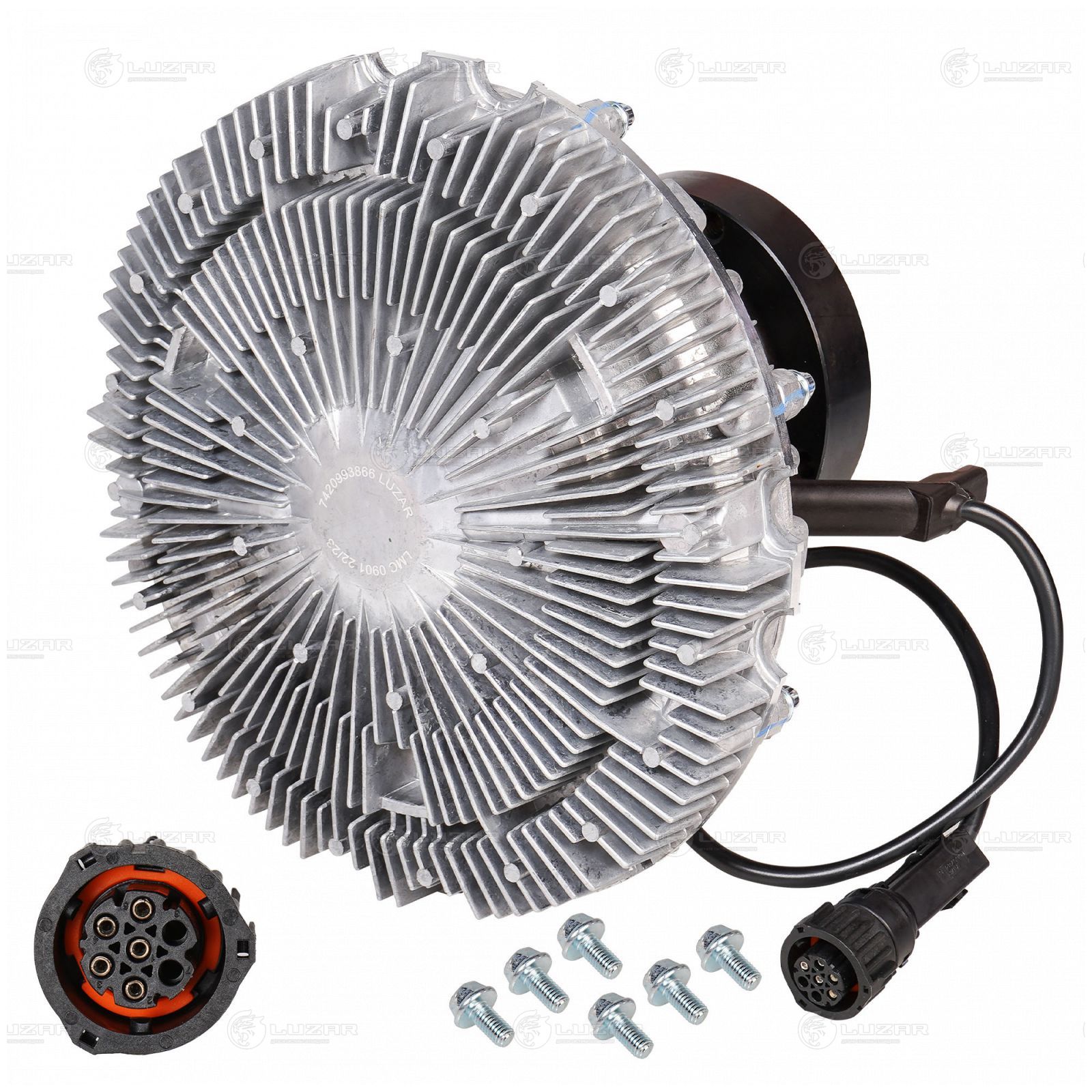 LUZAR LMC0901 Муфта вязкост.