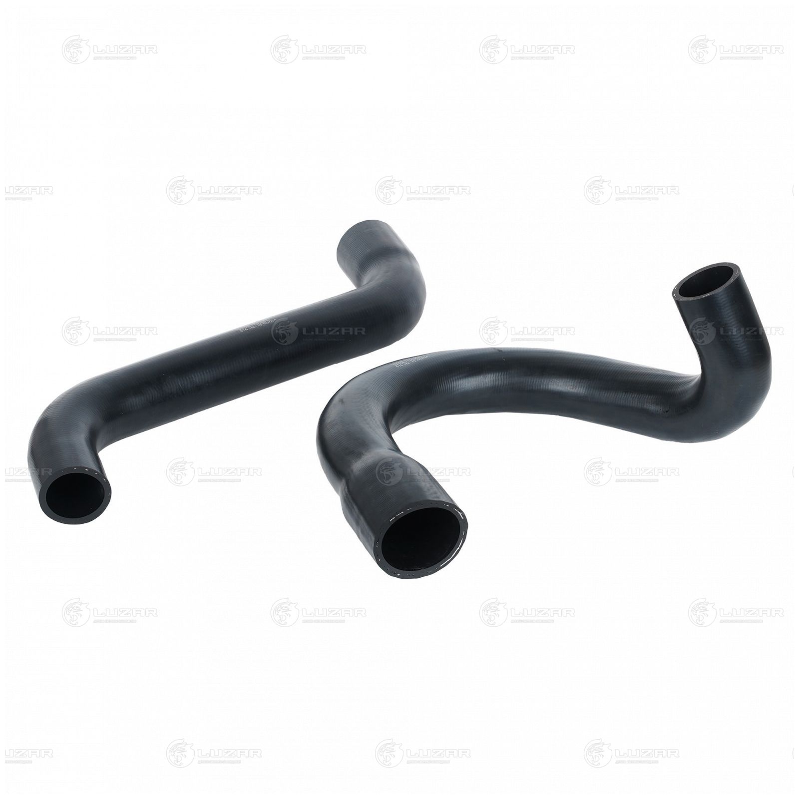 LUZAR LPK0301 Патрубки охл. для а/м ГАЗ 33106 Валдай c дв.Cummins (EPDM, кмпл., 2 шт.) (LPK 0301)