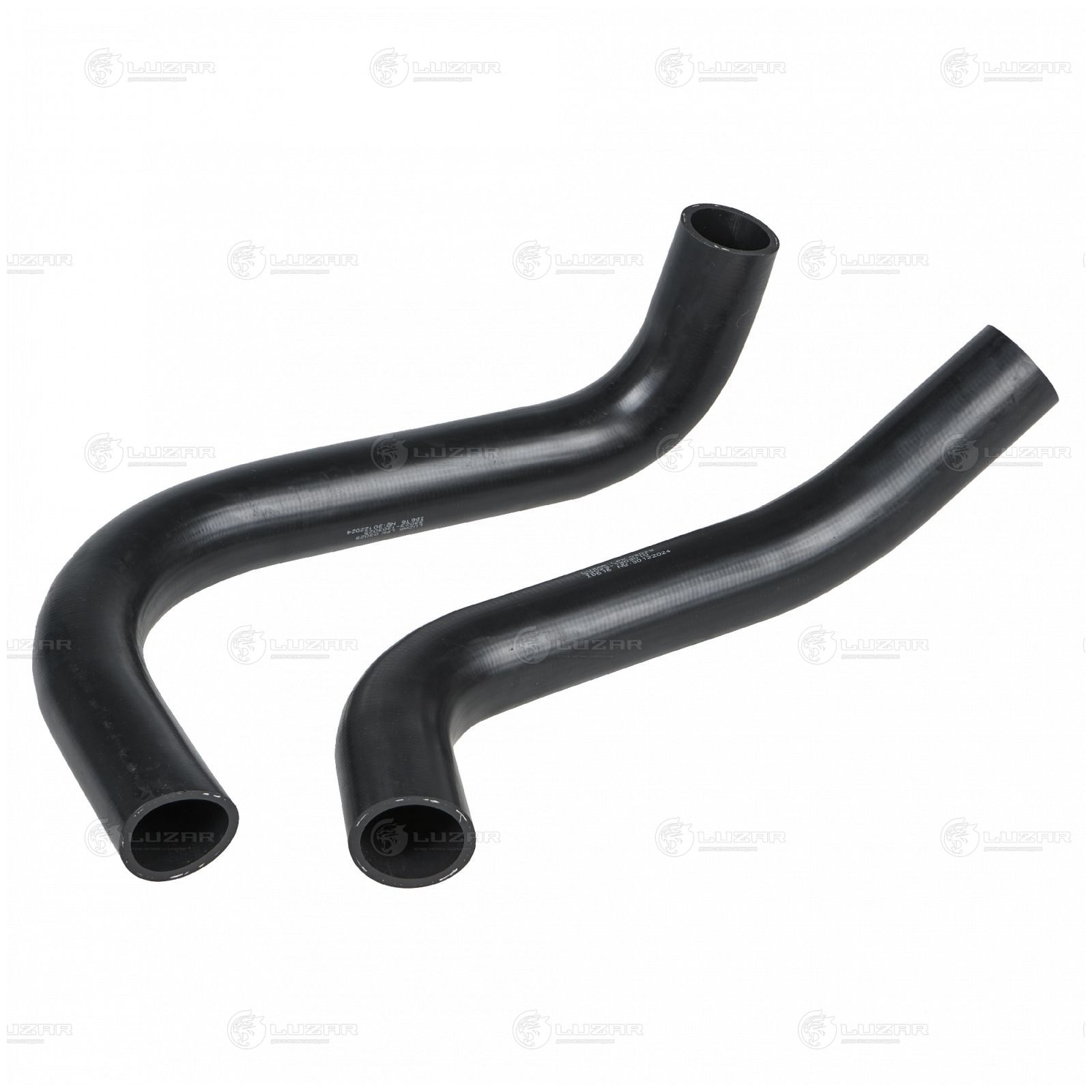 LUZAR LPK03029 Патрубки охл. для а/м ГАЗель 3302 УМЗ-4216 Е-4 (EPDM, кмпл., 2 шт.) (LPK 03029)
