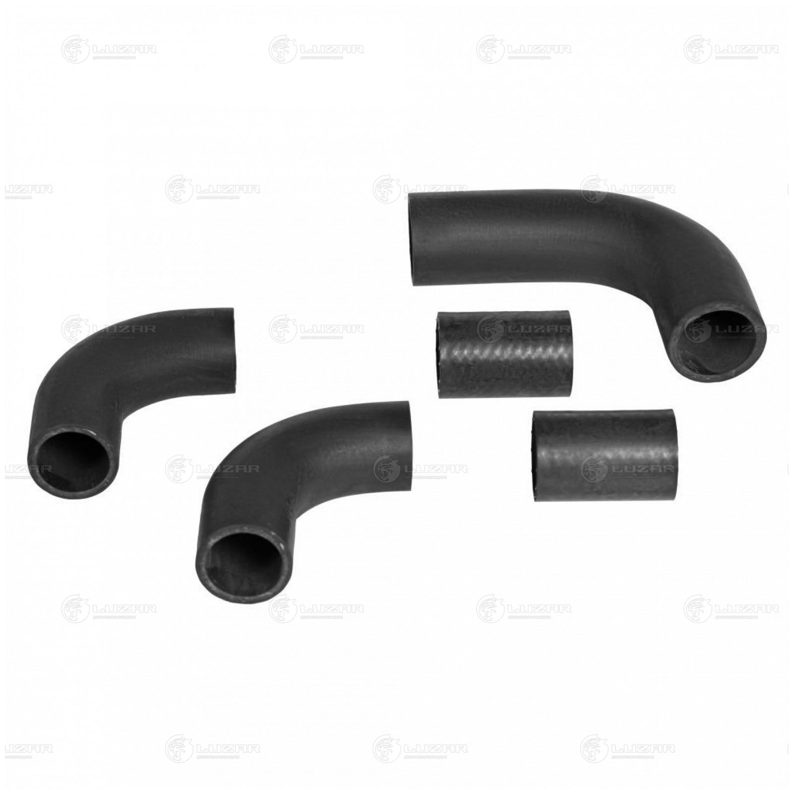 LUZAR LPK0311 Кмпл патрубков охл. для а/м ГАЗ 3110 Волга (406) (EPDM, 5шт.) (LPK0311)