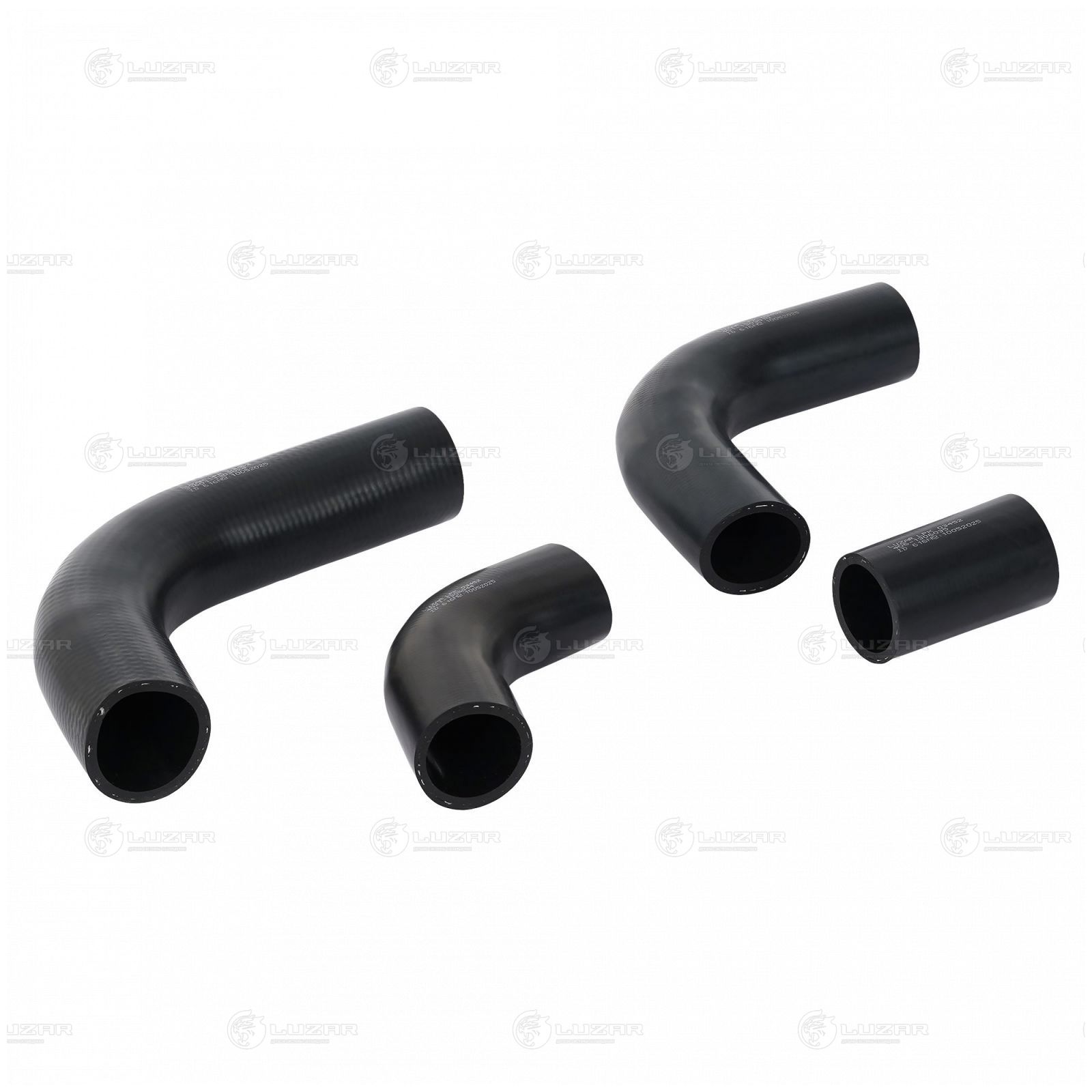 LUZAR LPK03452 Патрубки охл. для а/м УАЗ 3909 2.9i [УМЗ-4213] (EPDM, кмпл., 4 шт.) (LPK 03452)