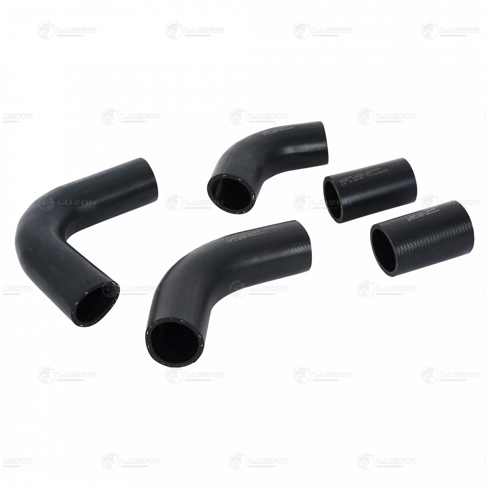 LUZAR LPK03453 Патрубки охл. для а/м УАЗ 3741 2.9i [УМЗ-4218] (EPDM, кмпл., 5 шт.) (LPK 03453)