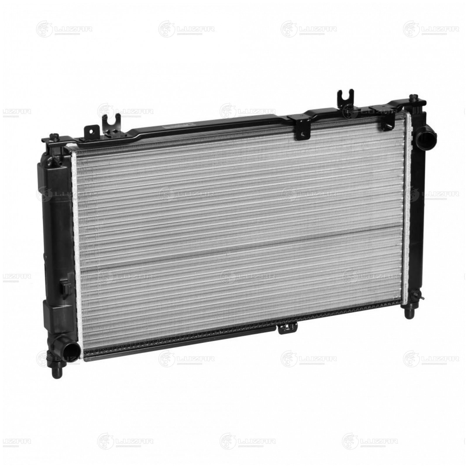 LUZAR LRC01900 Радиатор охл. для а/м Лада 2190 Гранта/Datsun on-Do A/C± (OVAL-TUBE, алюм.) (LRc 01900)