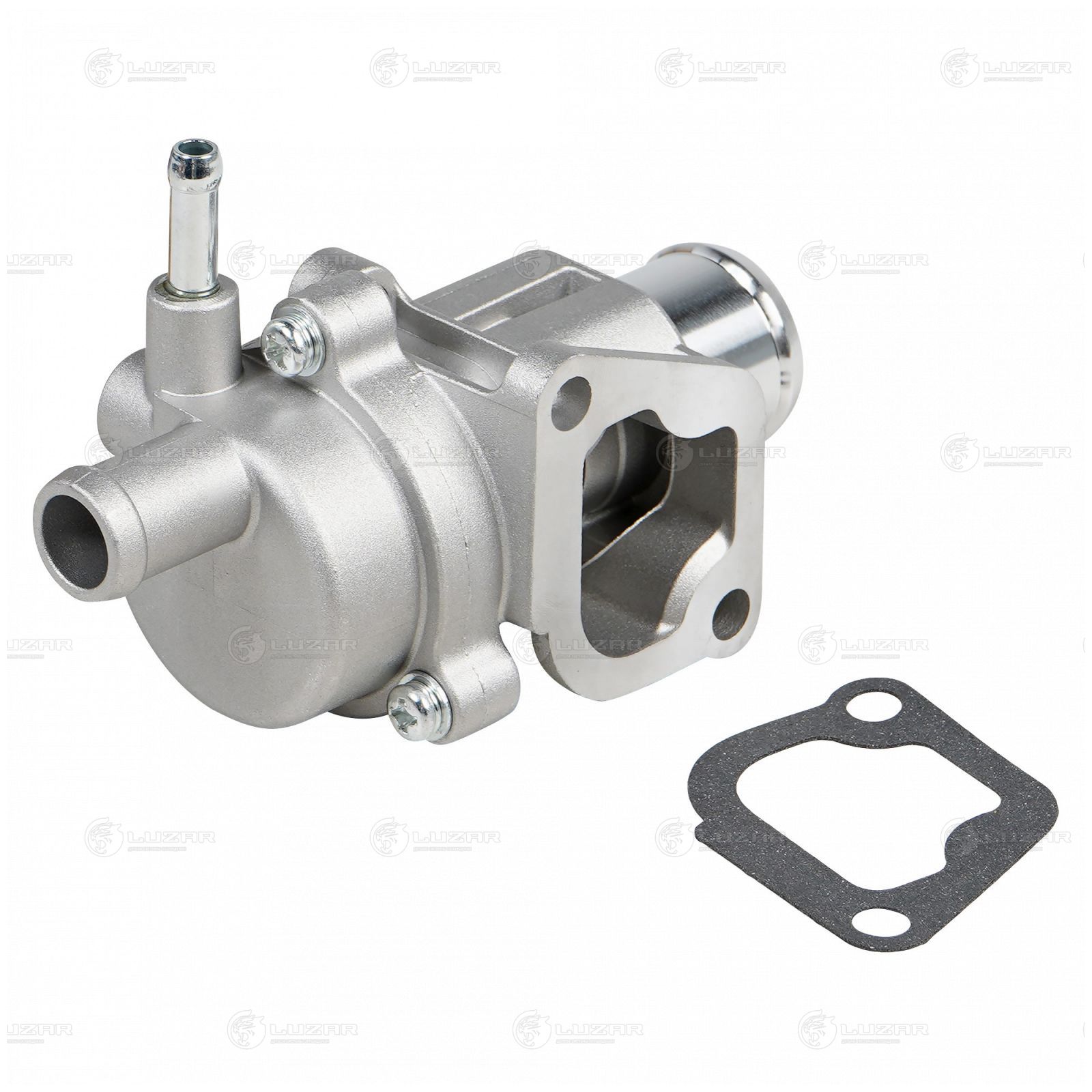 LUZAR LT0194 Термостат для а/м Лада X-Ray (15-)/Гранта (14-) 1.4i/1.6i (доп. штуц., обрез. клап.) (LT 0194