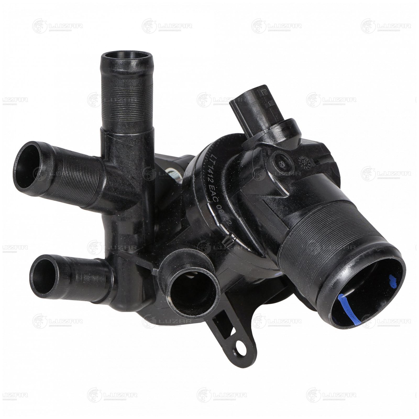LUZAR LT1412 Термостат NISSAN QASHQAI (13-) 1.2T (93°С) (с корпусом)