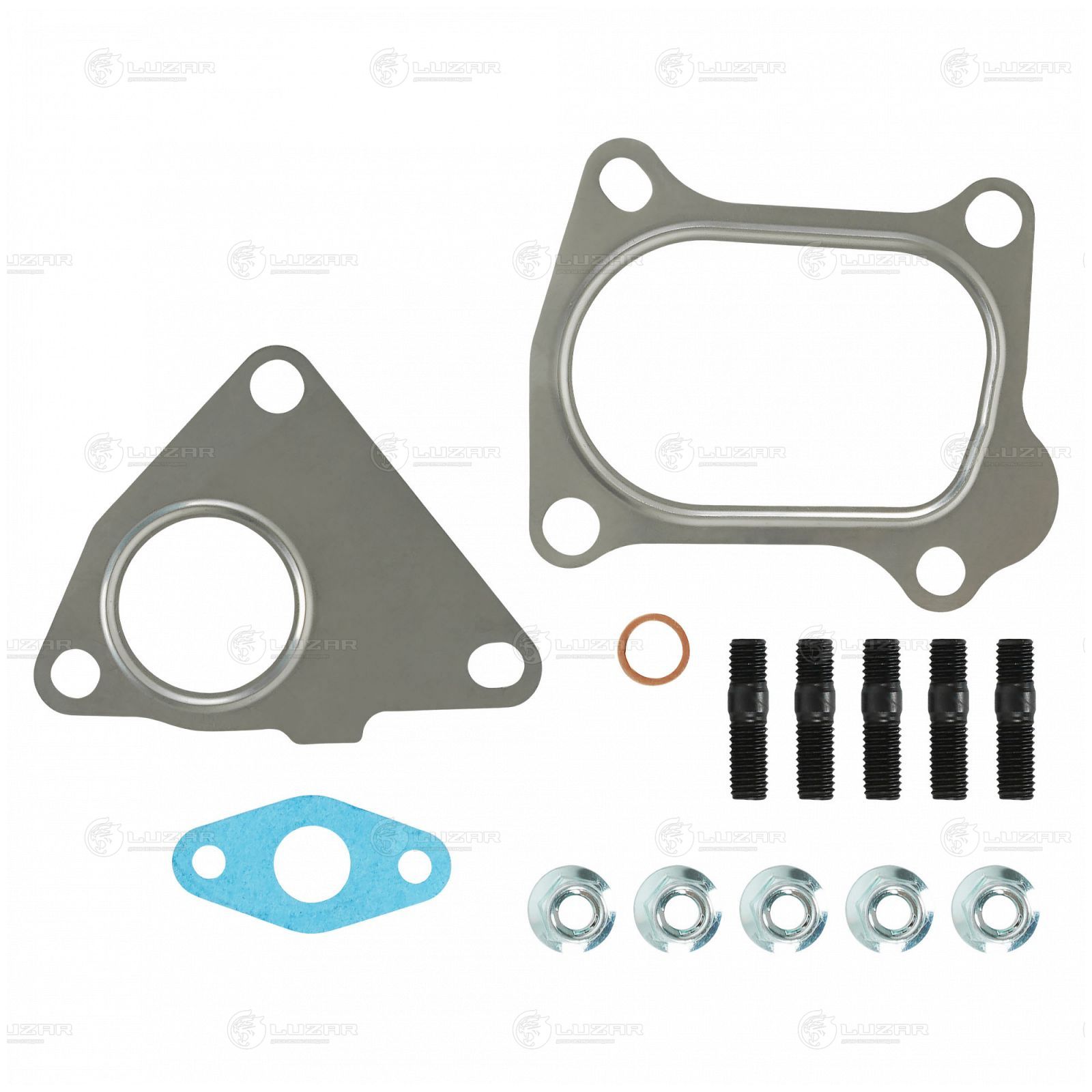 LUZAR LTC09031 Набор монтажн. турбокомпр. для а/м Renault Duster (10-)/Megane (02-) 1.5d (K9K) (тип KP35) (прокл.,ш