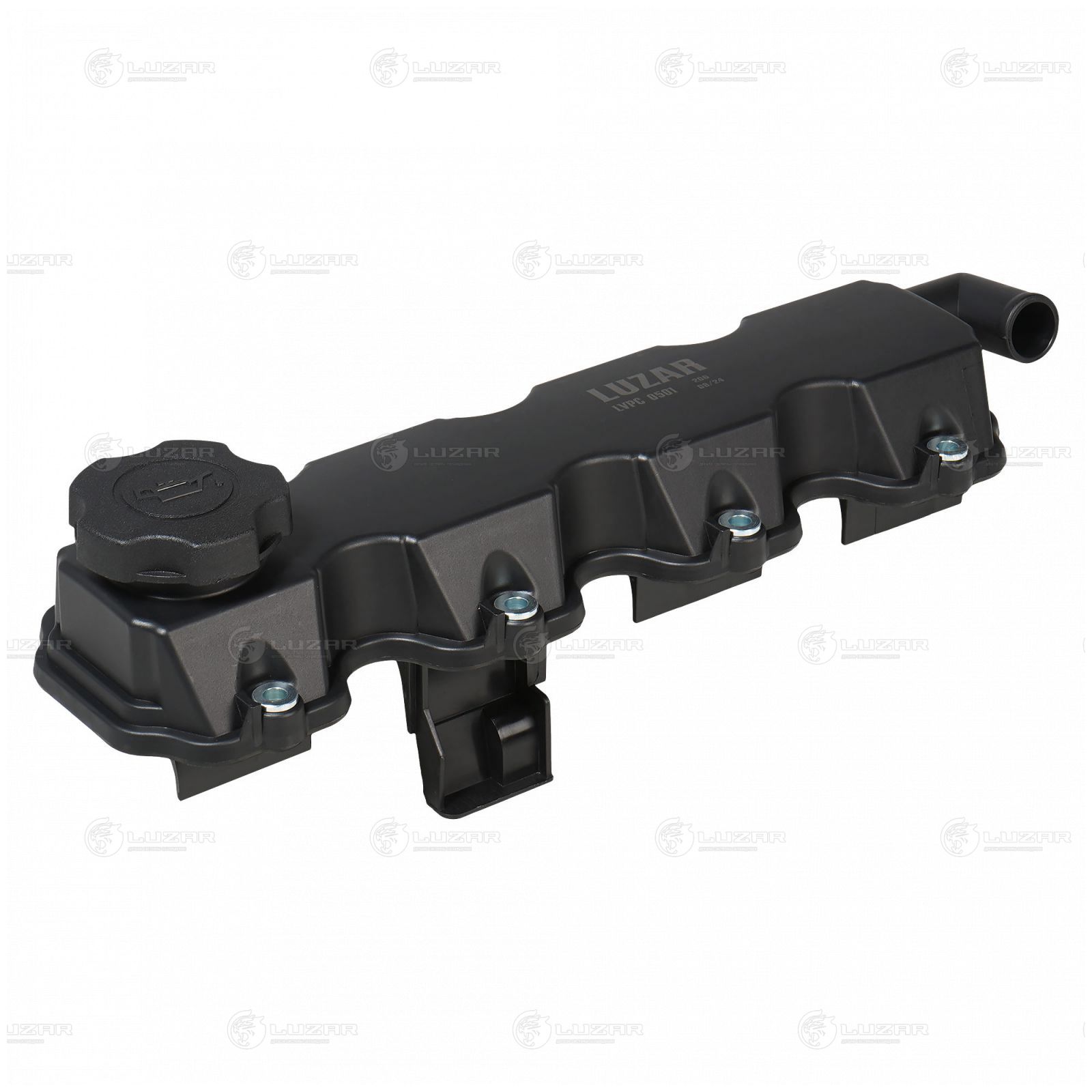 LUZAR LVPC0501 Крышка клапанная для а/м Chevrolet Lanos (97-)/Daewoo Nexia (97-) 1.5i (с прокл.)