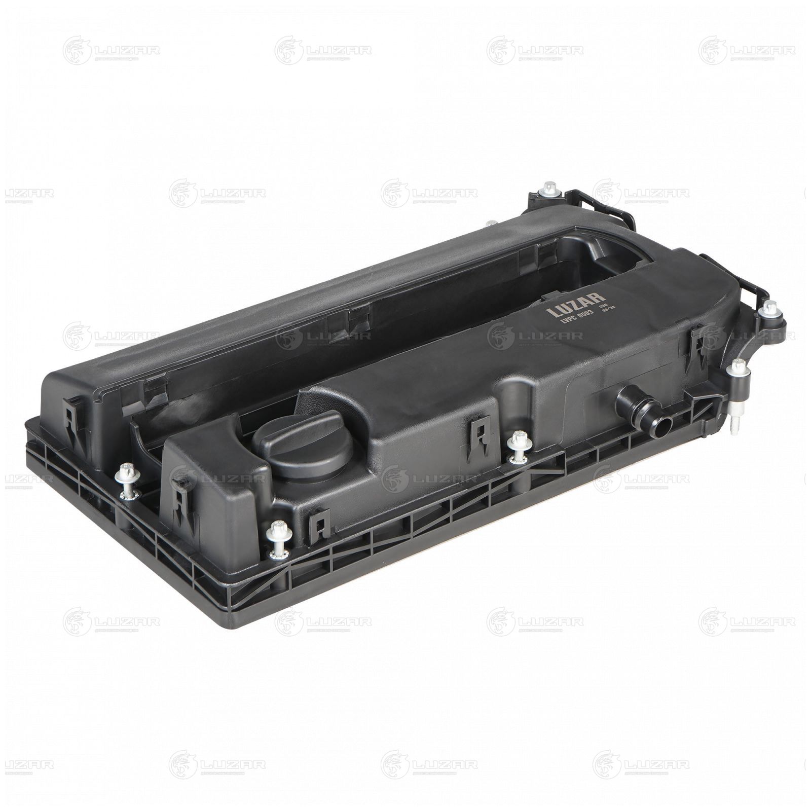 LUZAR LVPC0503 Крышка клапанная CHEVROLET CRUZE (08-)/OPEL ASTRA H (04-) (пласт., с прокл.)