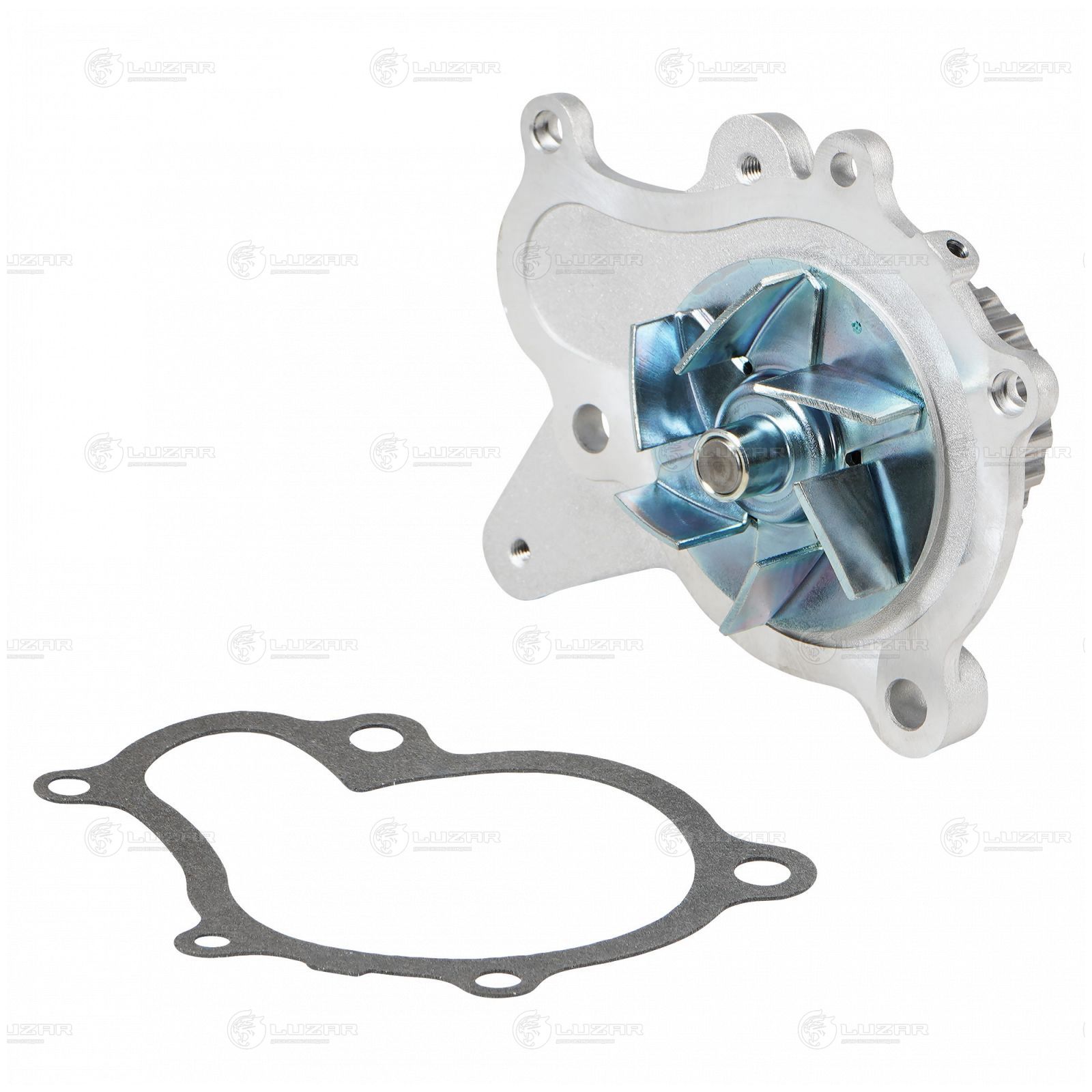 LUZAR LWP0827 Насос водяной для а/м Hyundai Tucson (04-)/Kia Sportage (04-) 2.0CRDi крыльчатка d80