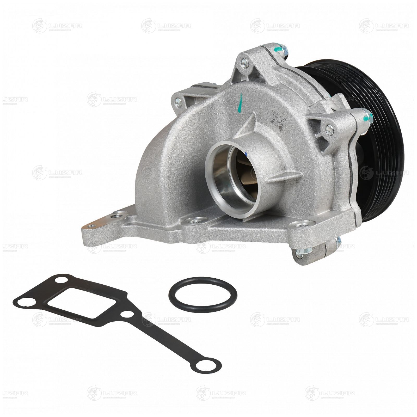 LUZAR LWP0871 Насос водяной для а/м Hyundai Santa Fe (06-)/KIA Sorento (09-) 2.0D/2.2D с корпусом (LWP 0871)