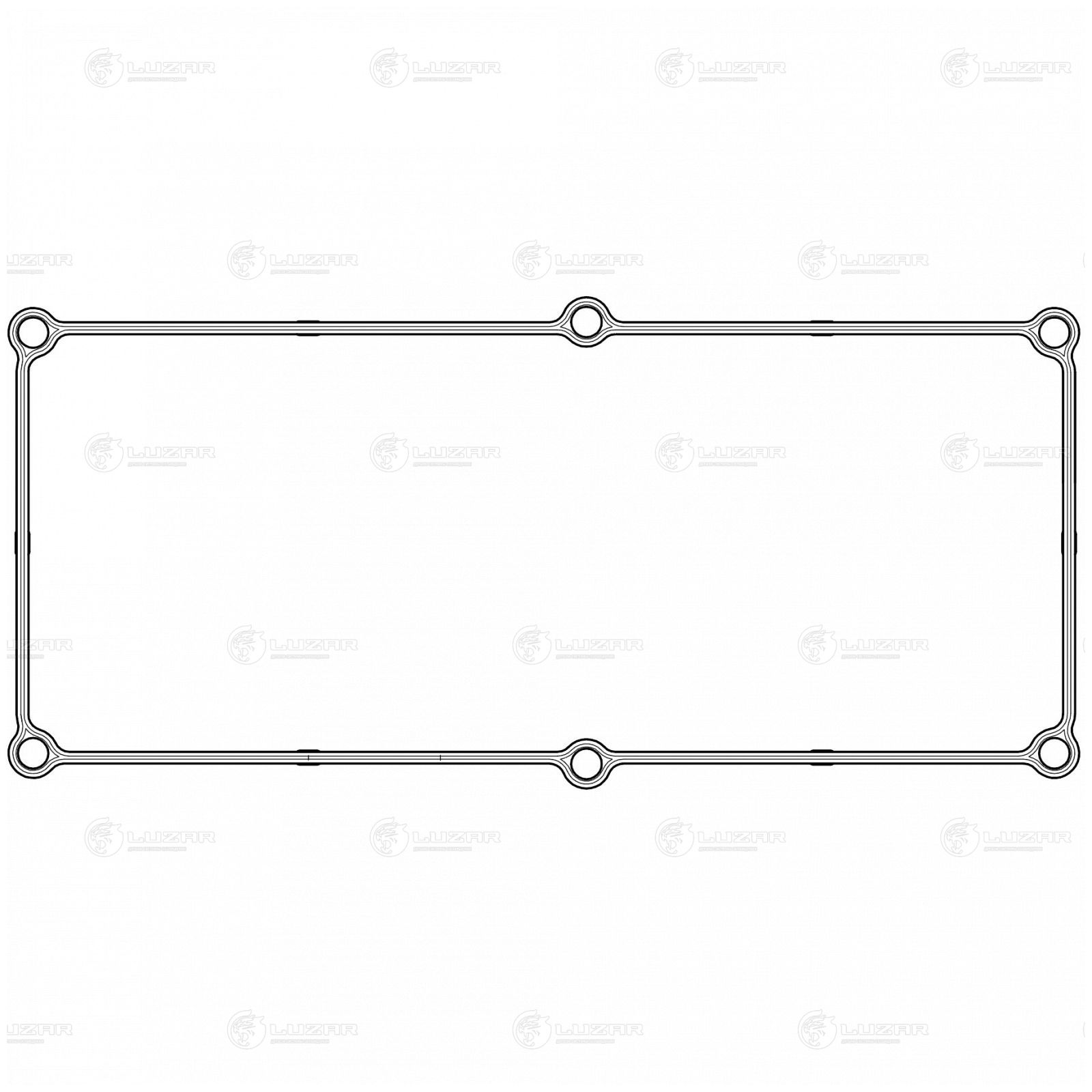 LUZAR LES20813 Прокладка клапанной крышки для а/м Kia Picanto (04-)/Hyundai Getz (02-) 1.0i/1.1i (LES 20813)