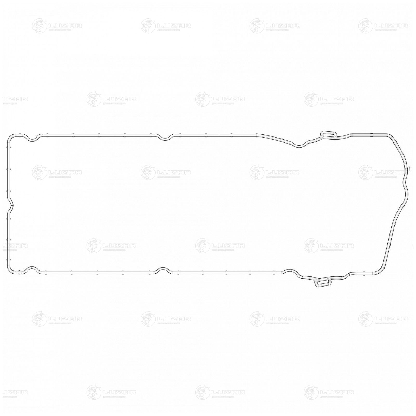 LUZAR LES21103 Прокладка клапанной крышки для а/м Mitsubishi Lancer X (07-)/Colt (02-) 1.3i/1.5i (LES 21103)