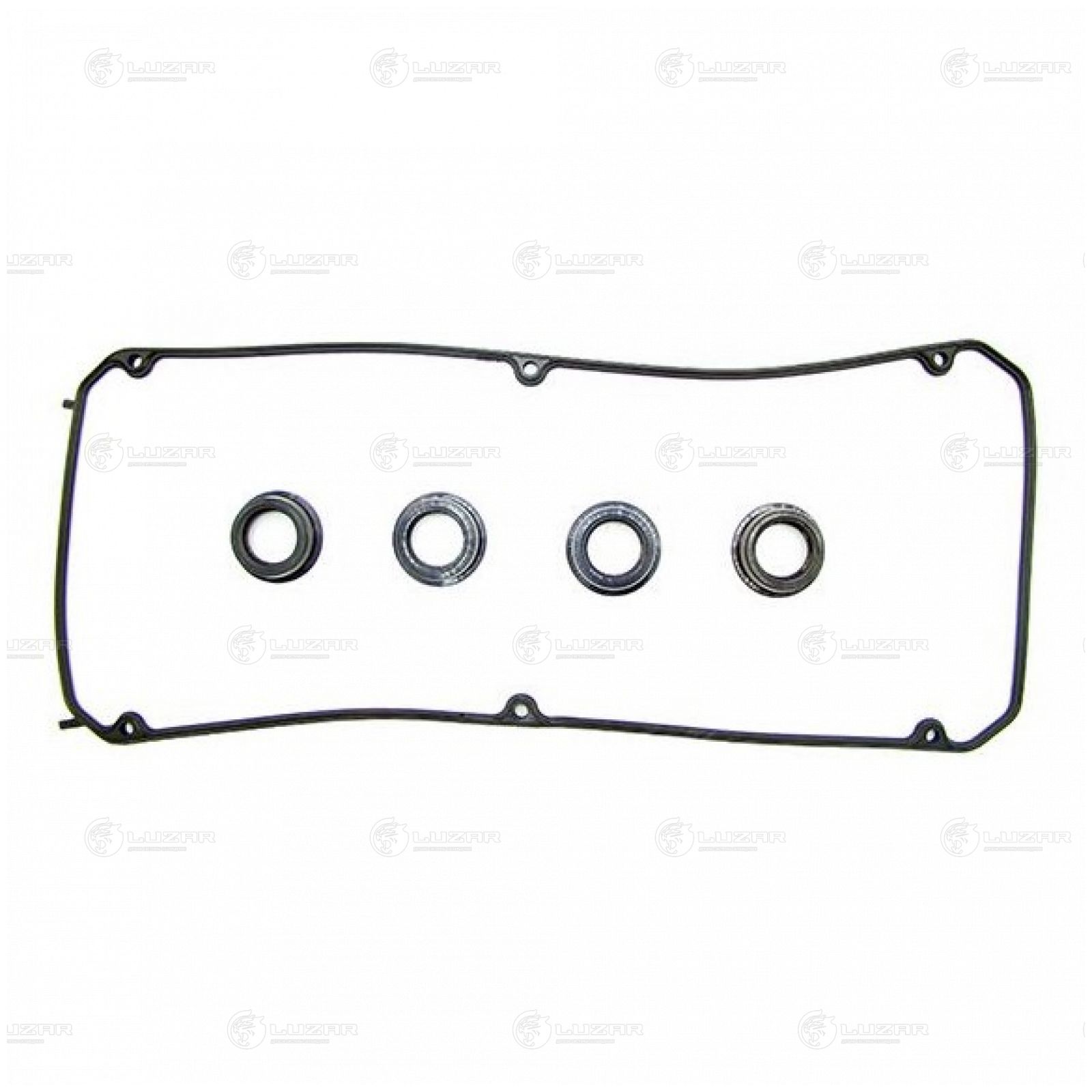 LUZAR LES21106 Прокладка клапанной крышки для а/м Mitsubishi Outlander (03-)/Galant (03-) 2.4i (кмпл.) (LES 21106)