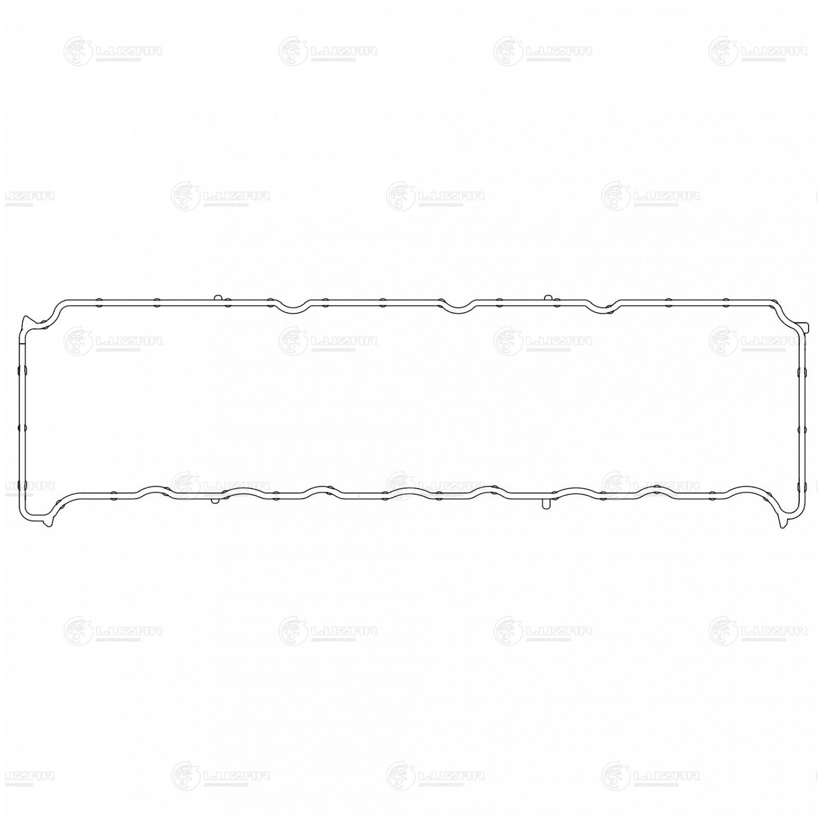 LUZAR LES21406 Прокладка клапанной крышки для а/м Renault Megane II (02-)/Scenic II (03-) 1.5d (LES 21406)