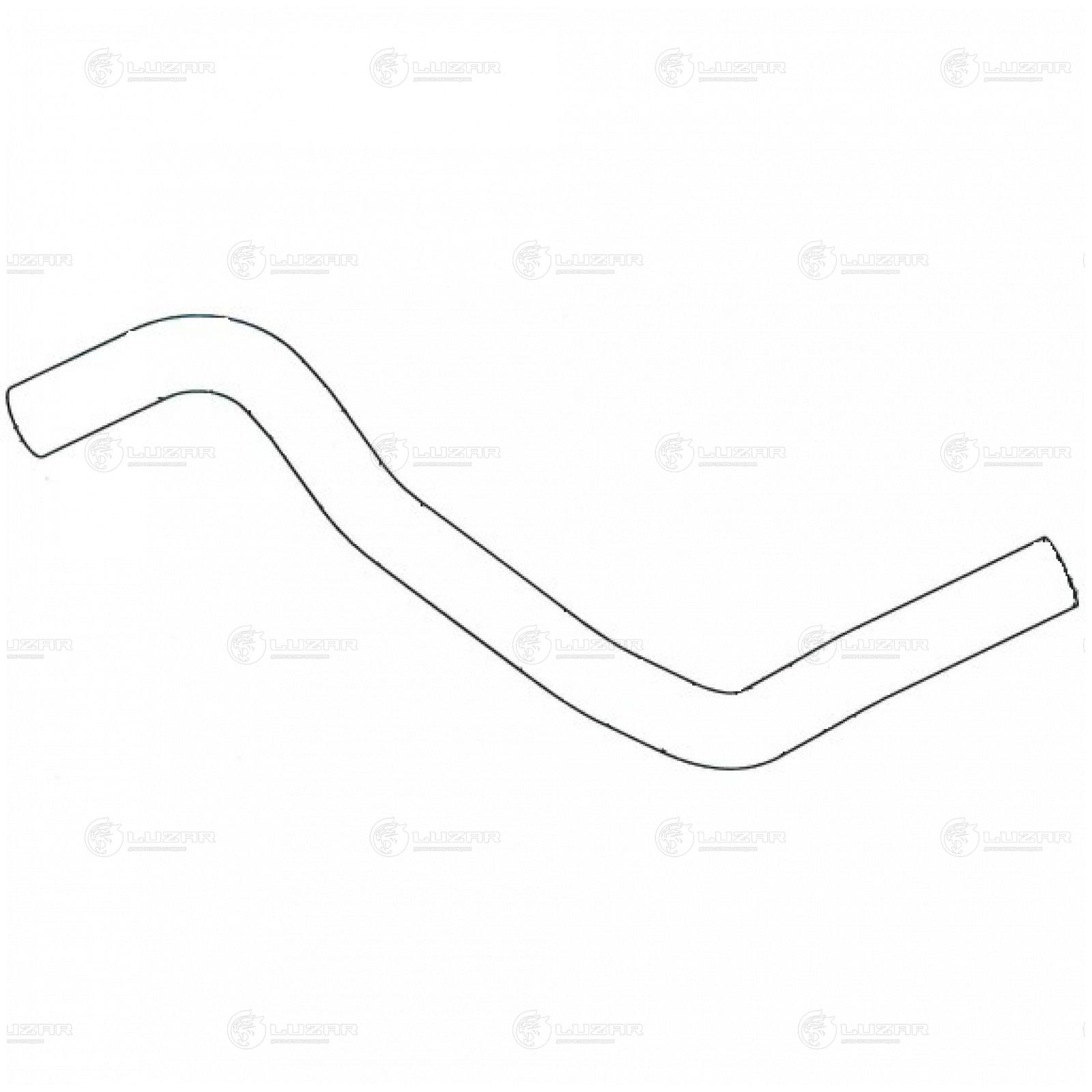 LUZAR LPK14012 Патрубок охл. для а/м Nissan Almera Classic (05-) 1.6i нижн. (EPDM,1шт.) (LPK 14012)