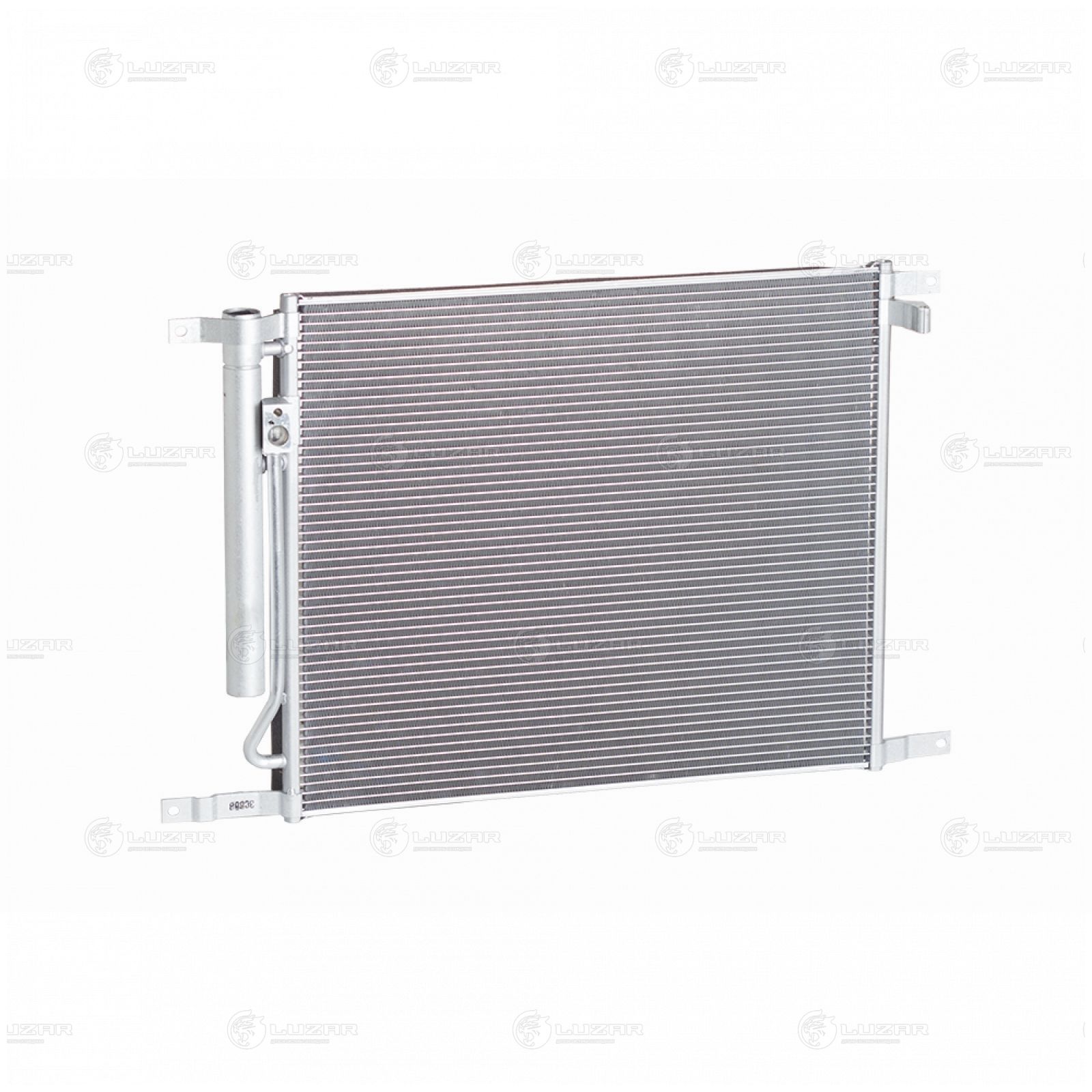 LUZAR LRAC0581 Конденсер с ресив. Chevrolet Aveo T255 (08-) LRAC0581