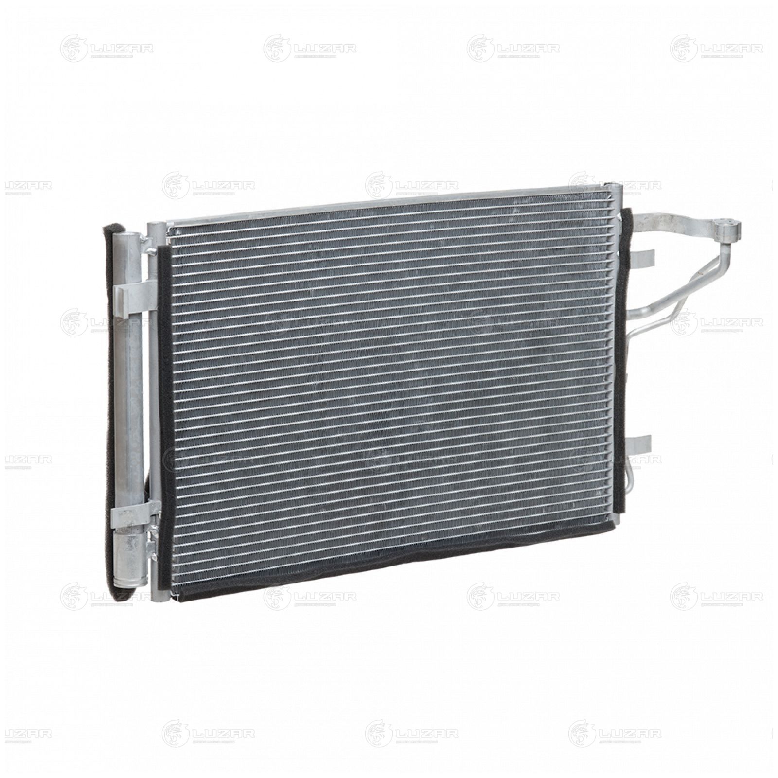 LUZAR LRAC08H2 Конденсер с ресив. Kia C EED (07-)/Hyundai Elantra HD (06-) LRAC08H2