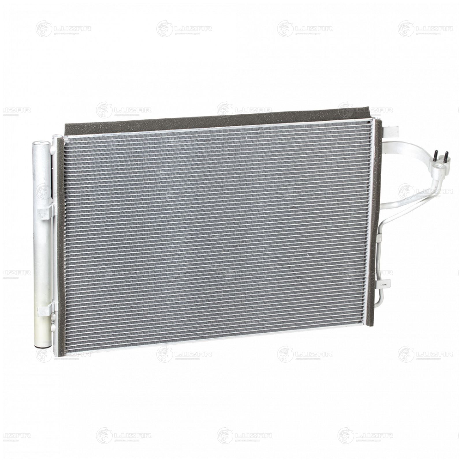 LUZAR LRAC08X0 Конденсер с ресив. Kia C EED (12-)/Hyundai Elantra MD (11-) LRAC08X0