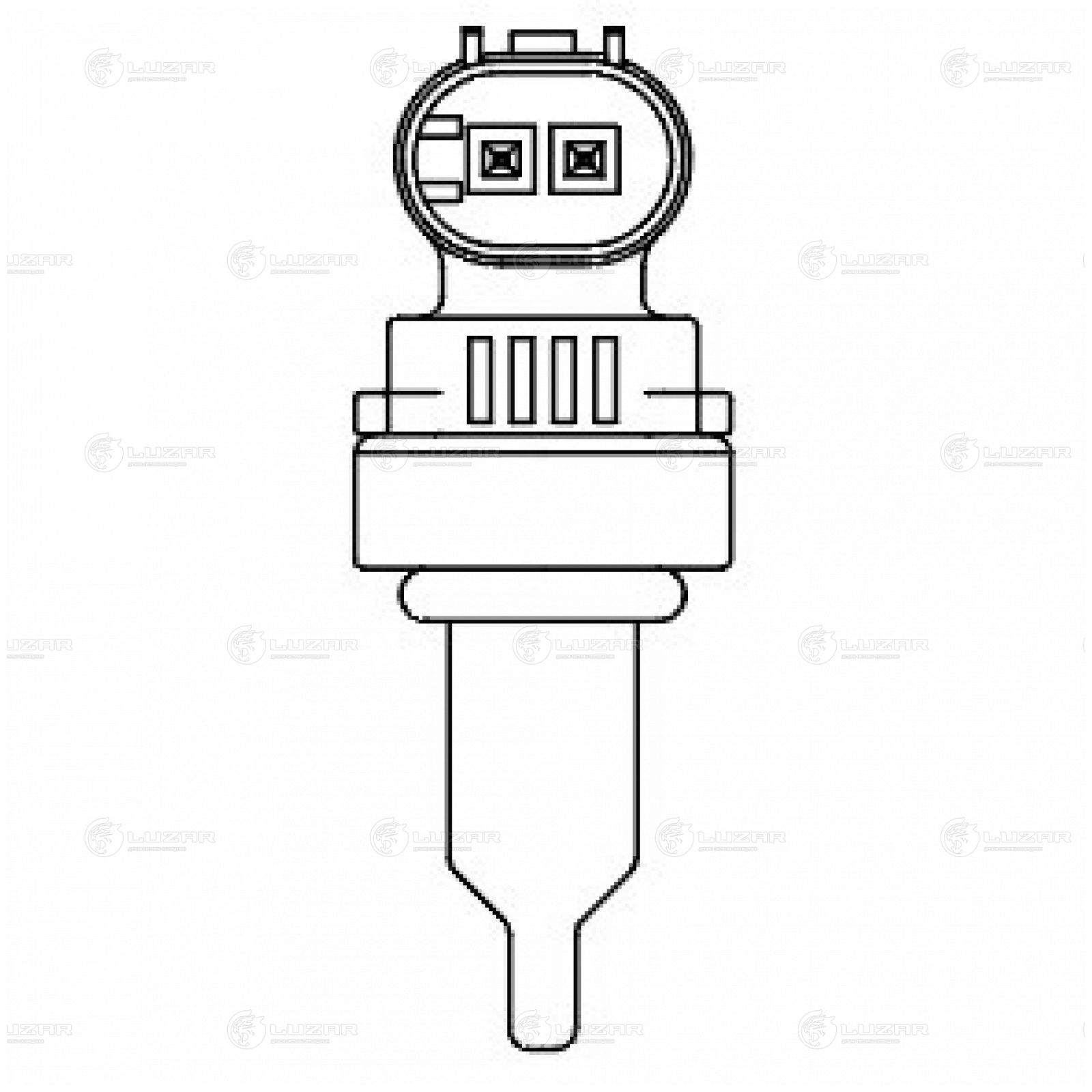 LUZAR LS1556 Датчик температуры для автомобилей Mercedes-Benz C (W204) (07-)/E (W212) (09-)/ML (W164) (05-)/GL (W164) (06-)/GLC (X253) (15-) | перед |