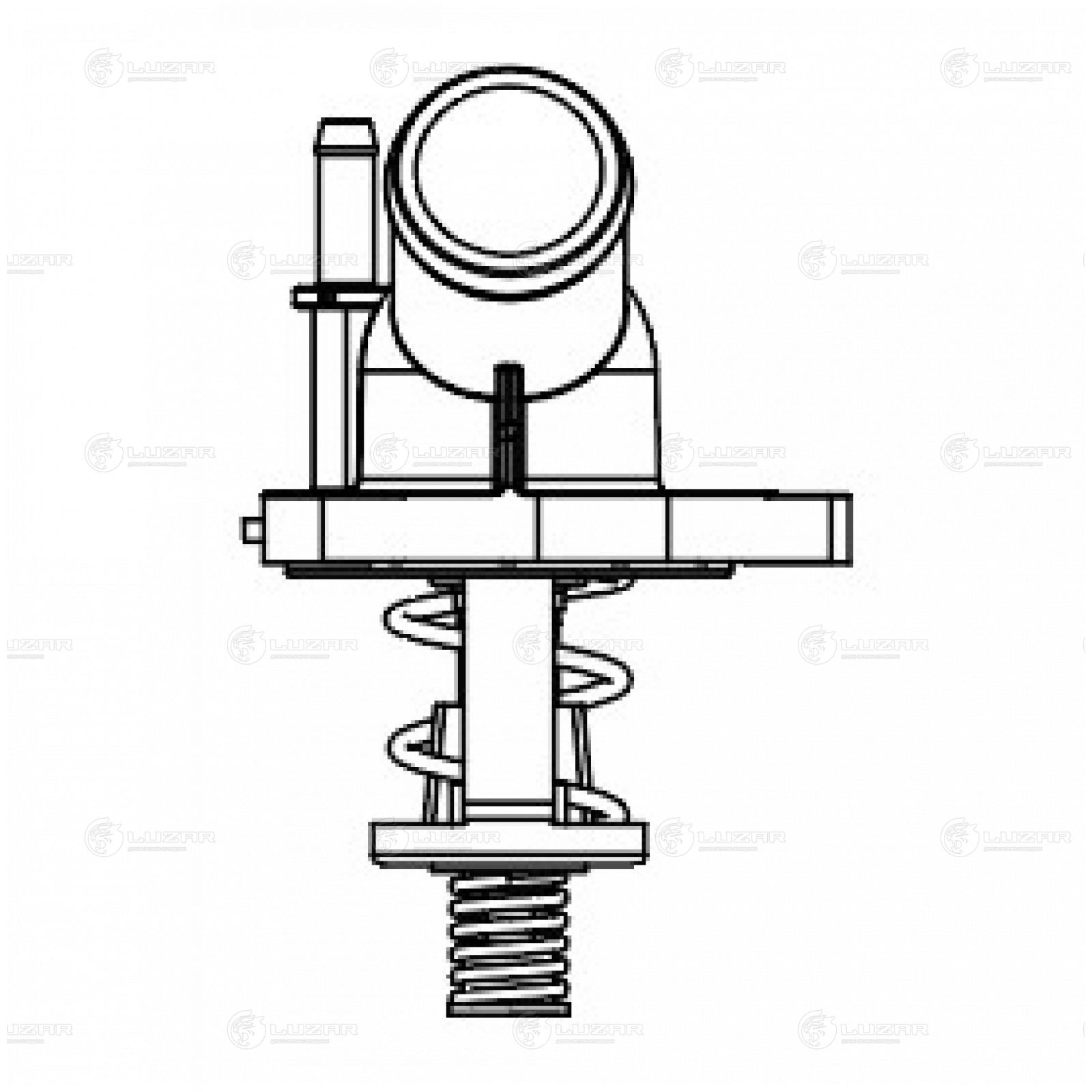 LUZAR LT0562 Термостат для а/м Chevrolet Tahoe (13-)/Cadillac Escalade (14-) 6.2i (97°С) (с корпусом) (LT 0562)