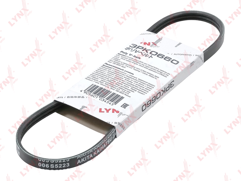 LYNXAUTO 3PK0660 Ремень поликлиновой