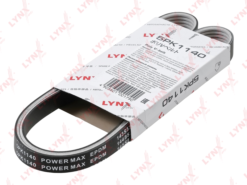 LYNXAUTO 5PK1140 Ремень поликлиновой (EPDM, Power Max)