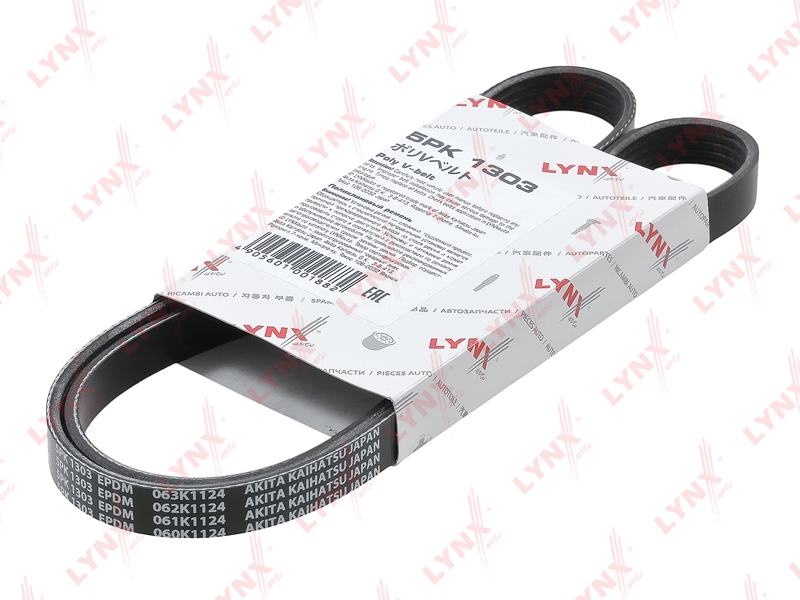 LYNXAUTO 5PK1303 Ремень поликлиновой (EPDM, Power Max)