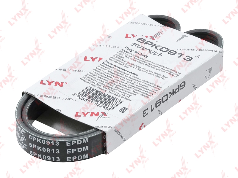 LYNXAUTO 6PK0913 Ремень поликлиновой