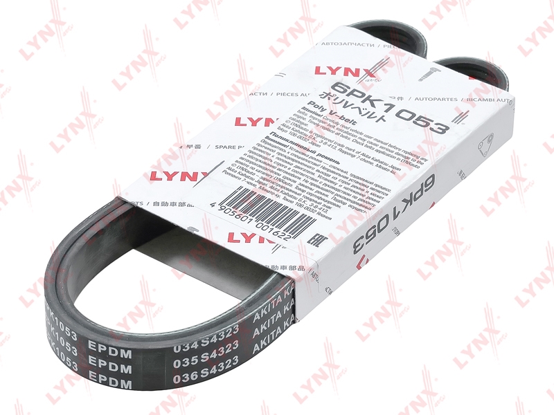 LYNXAUTO 6PK1053 Ремень поликлиновой
