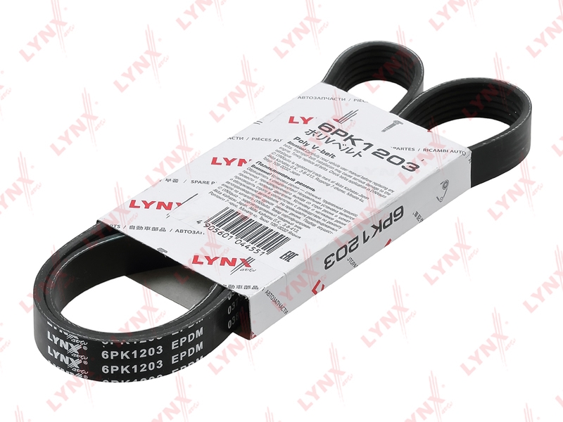 LYNXAUTO 6PK1203 Ремень поликлиновой (EPDM, Power Max)