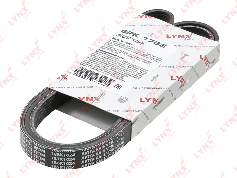 LYNXAUTO 6PK1763 Ремень п/к