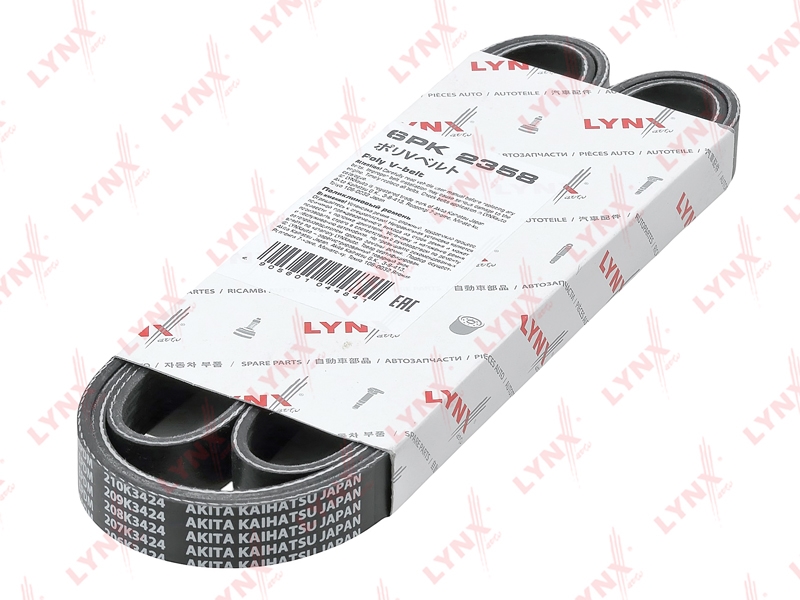 LYNXAUTO 6PK2358 Ремень поликлиновой